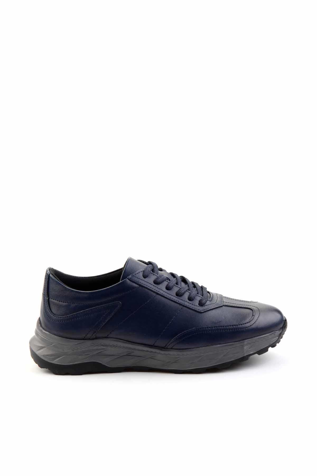 Lacivert Leather Erkek Casual Ayakkabı E01556020843