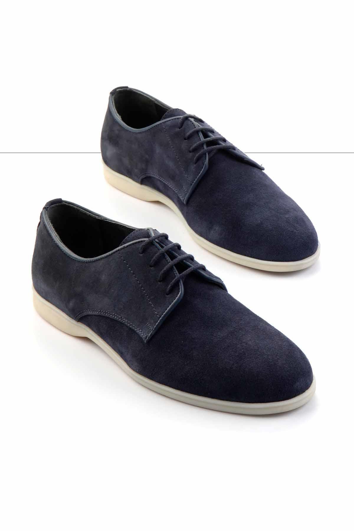 Lacivert Leather Erkek Casual Ayakkabı E01549313802