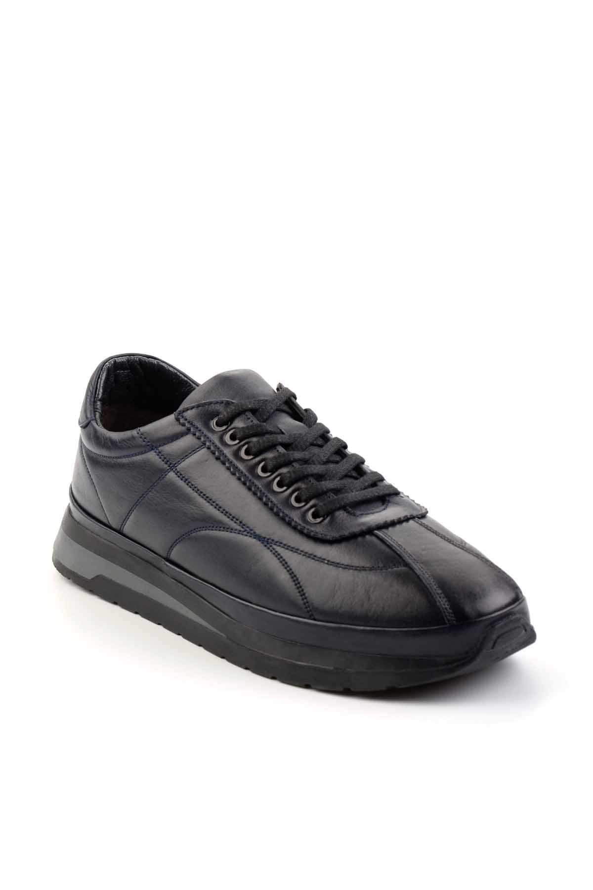 Lacivert Leather Erkek Casual Ayakkabı E01199049503