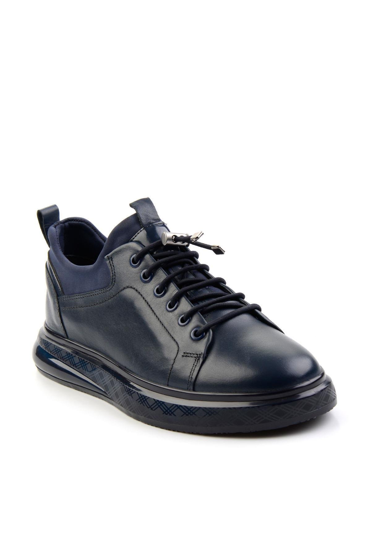Lacivert Leather Erkek Casual Ayakkabı E01401082243