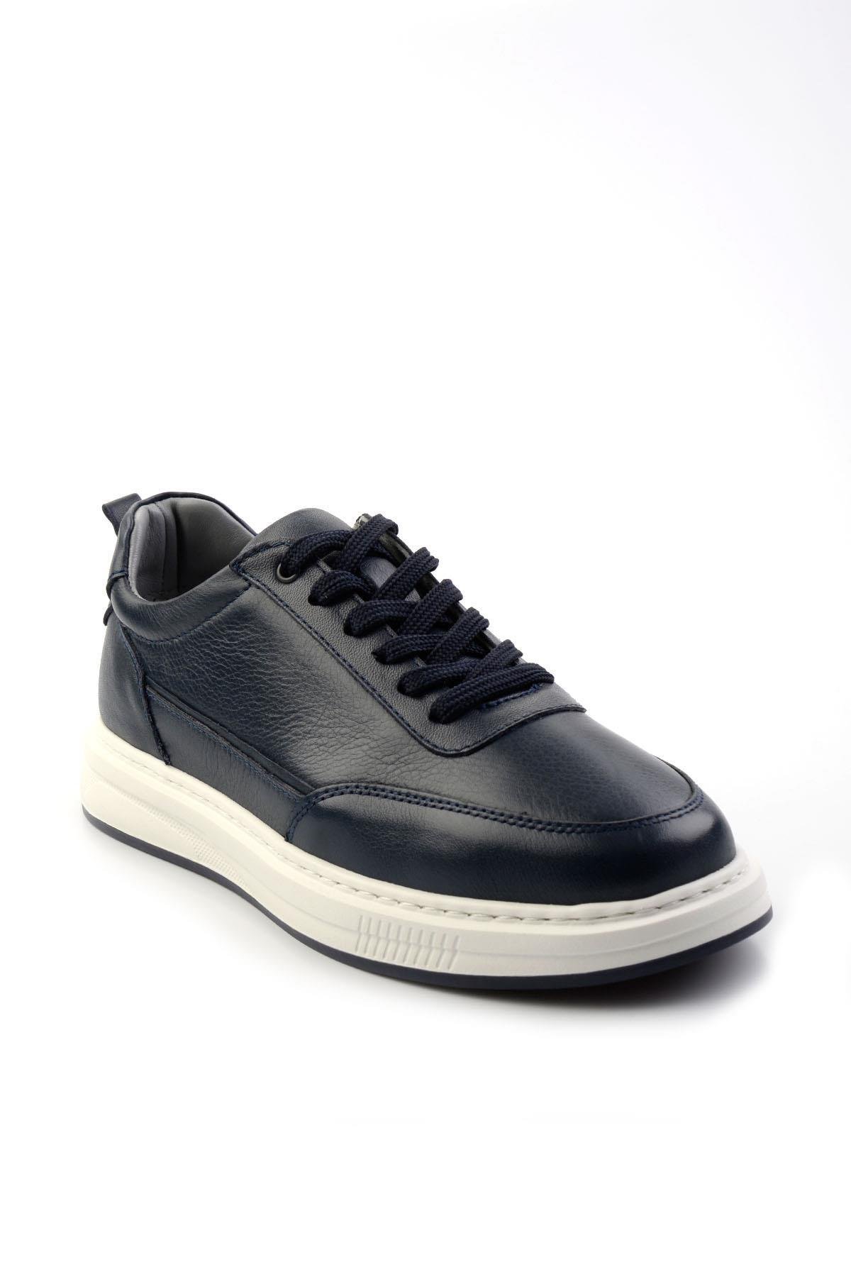 Lacivert Leather Erkek Casual Ayakkabı E01082000503