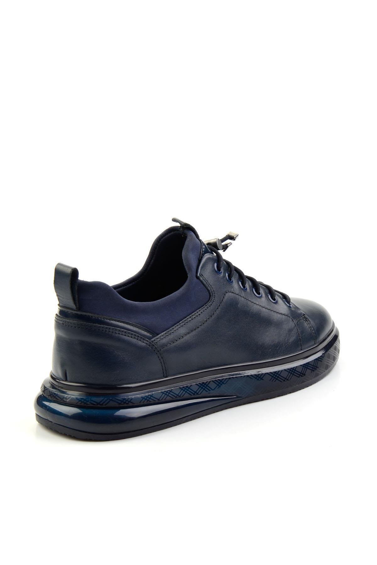 Lacivert Leather Erkek Casual Ayakkabı E01401082243