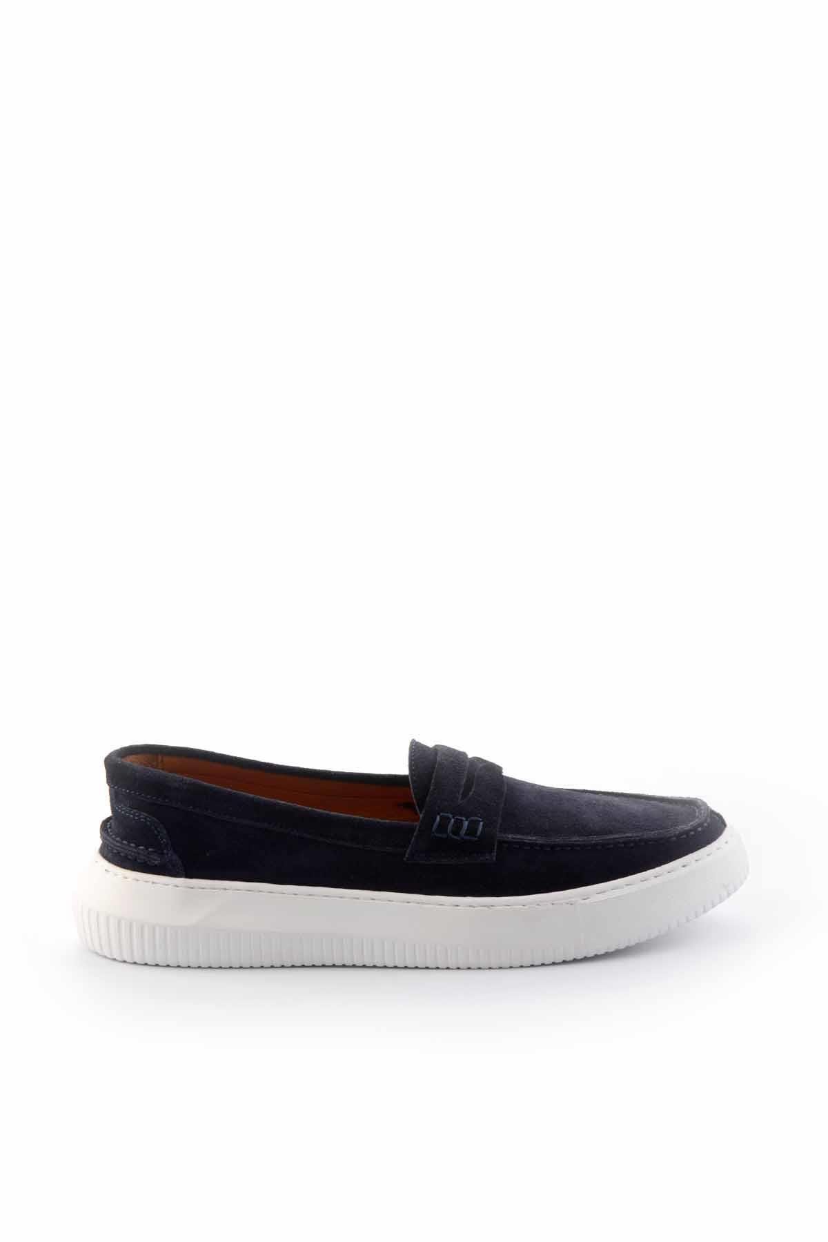 Lacivert Leather Erkek Casual Ayakkabı E01442000102