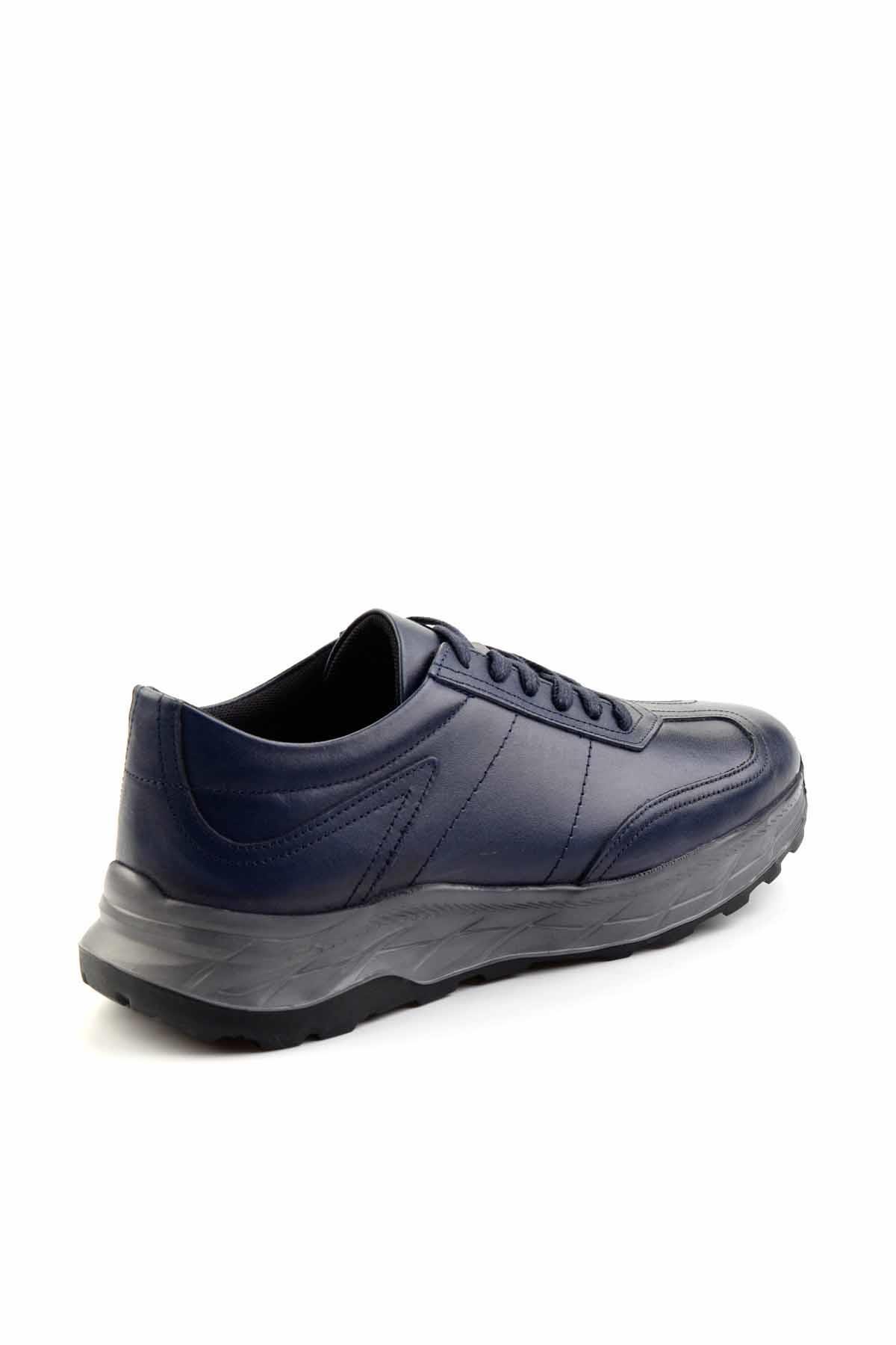 Lacivert Leather Erkek Casual Ayakkabı E01556020843