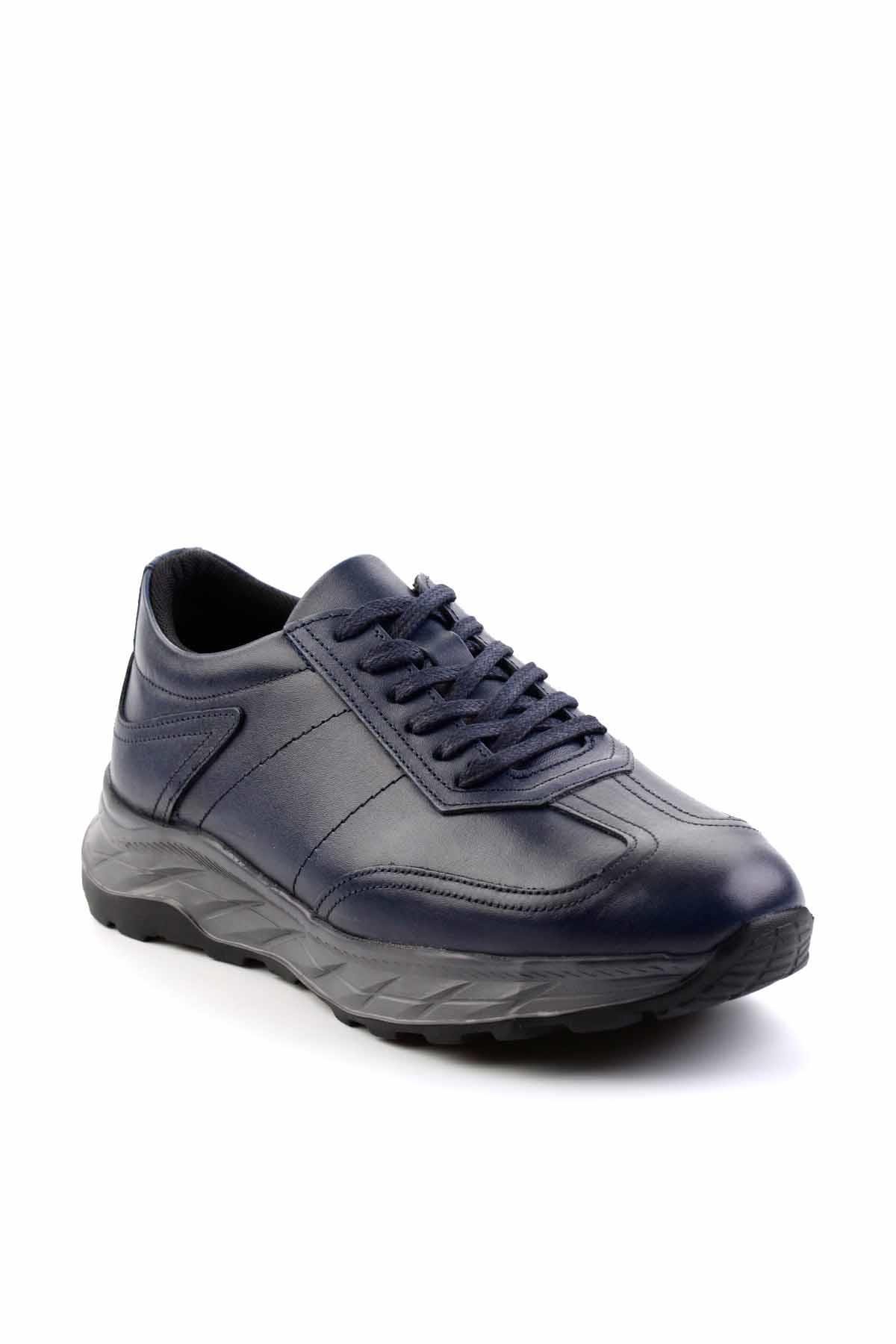 Lacivert Leather Erkek Casual Ayakkabı E01556020843