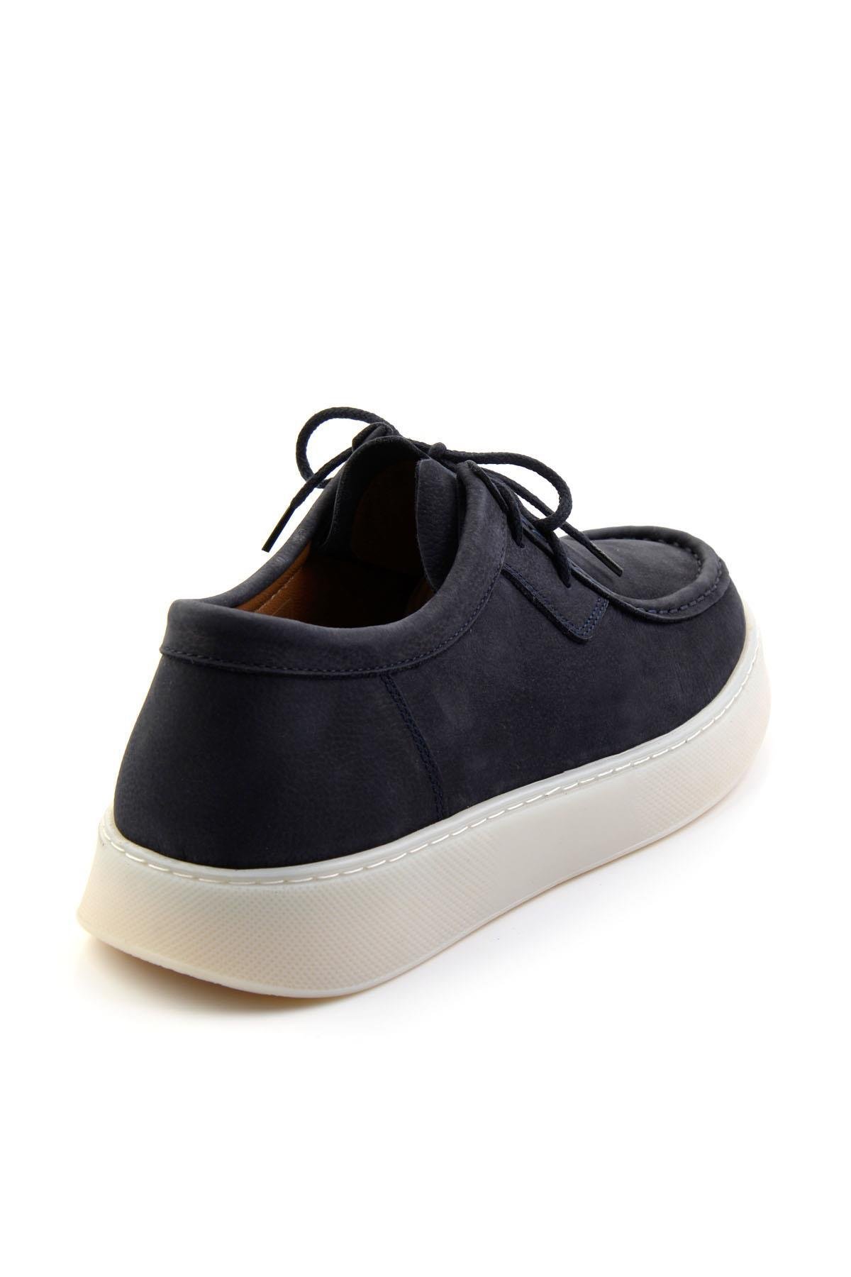 Lacivert Leather Erkek Casual Ayakkabı E01076500701
