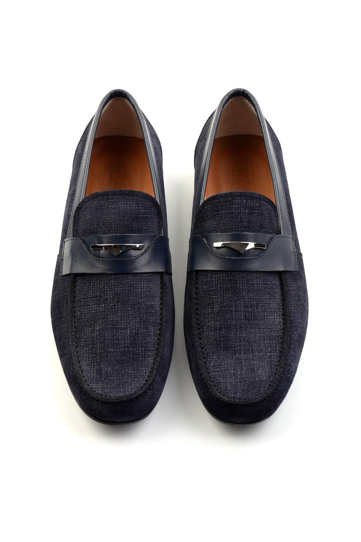Lacivert Leather Erkek Casual Ayakkabı E01758028104
