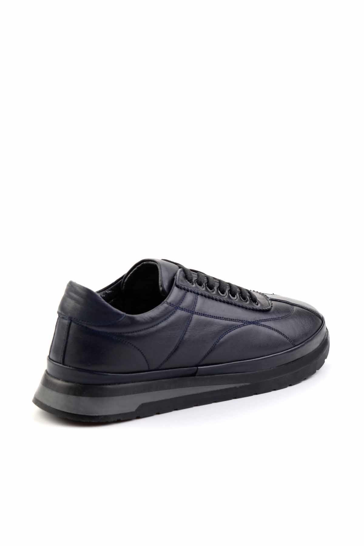 Lacivert Leather Erkek Casual Ayakkabı E01199049503