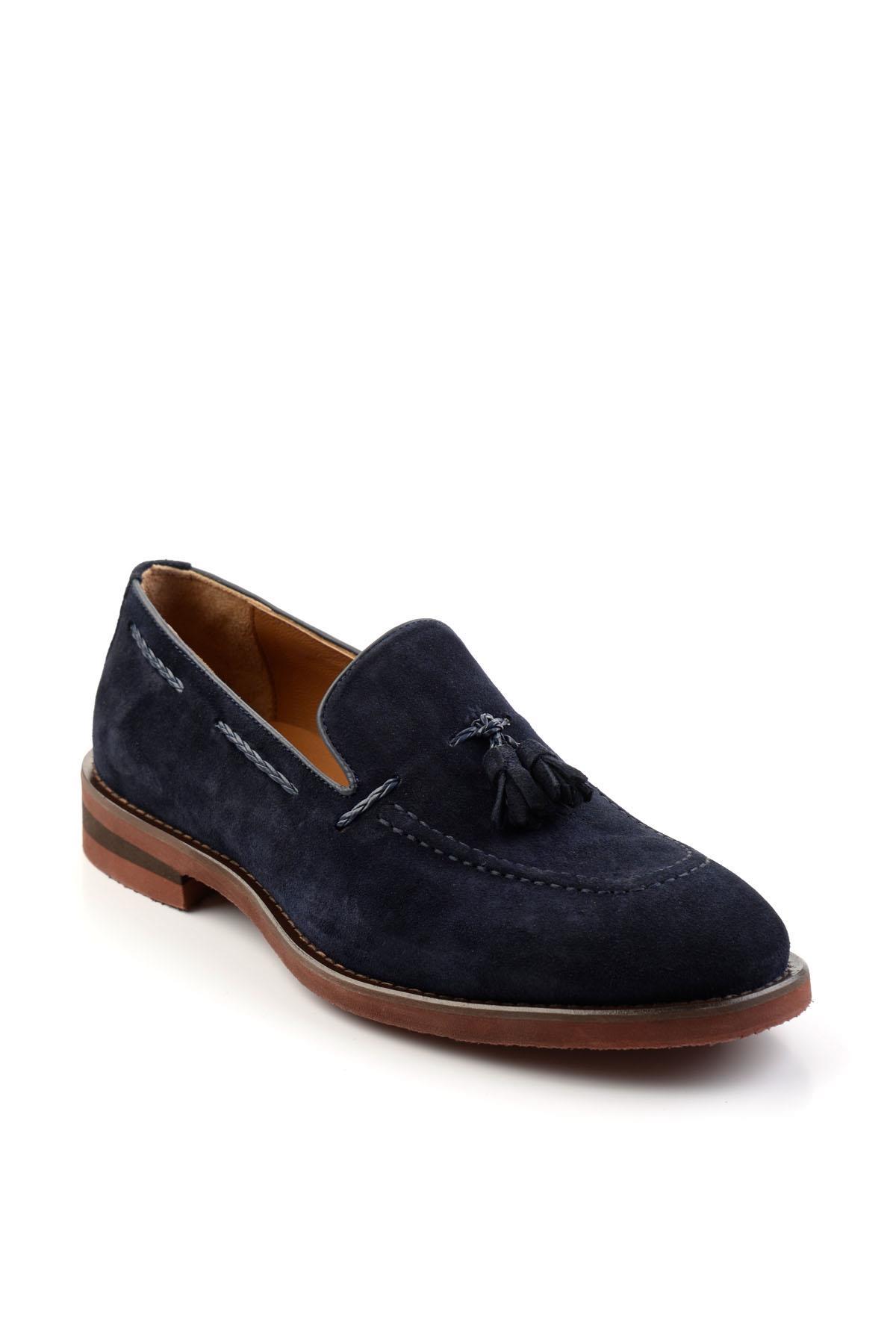 Lacivert Leather Erkek Casual Ayakkabı E01587045402