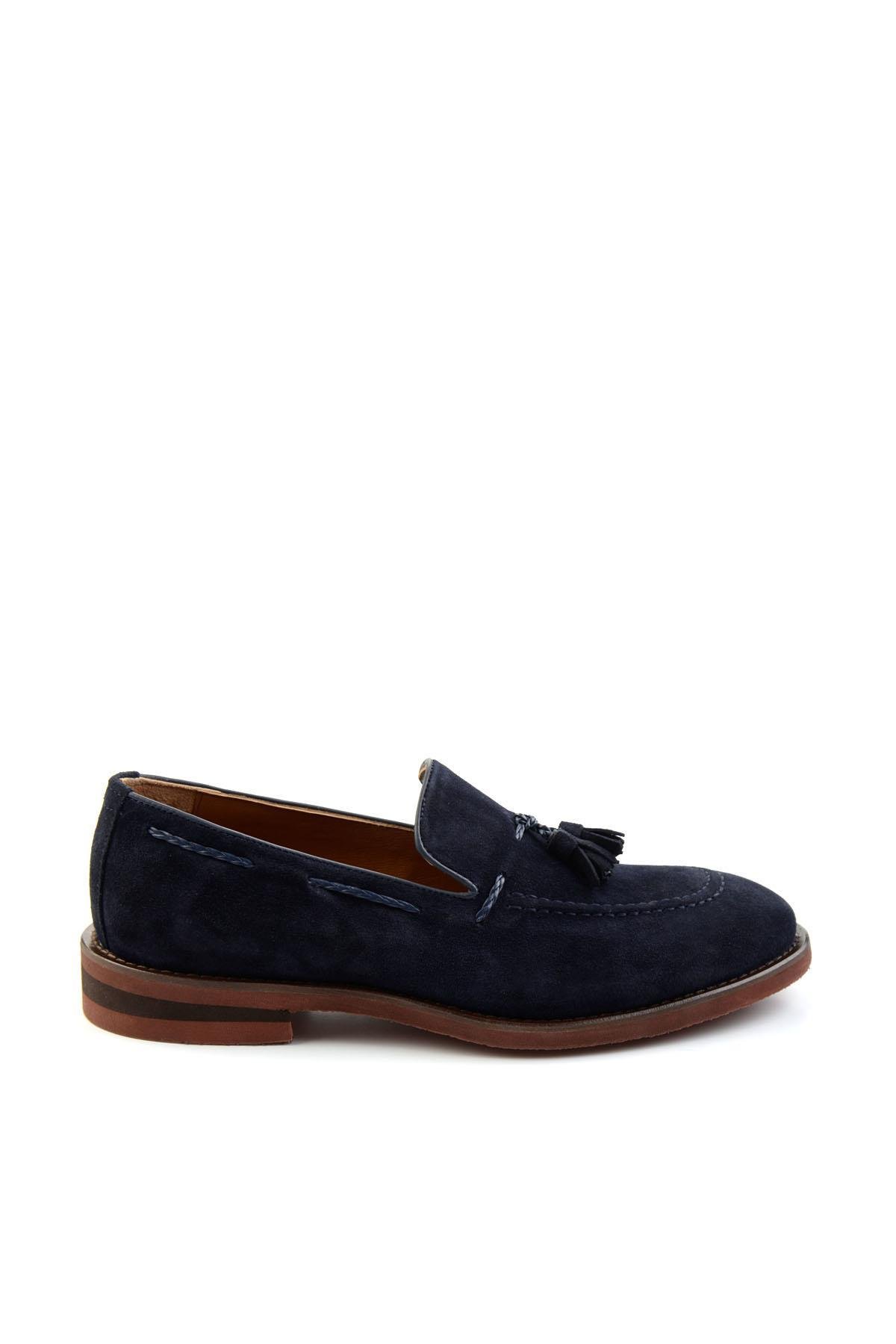 Lacivert Leather Erkek Casual Ayakkabı E01587045402