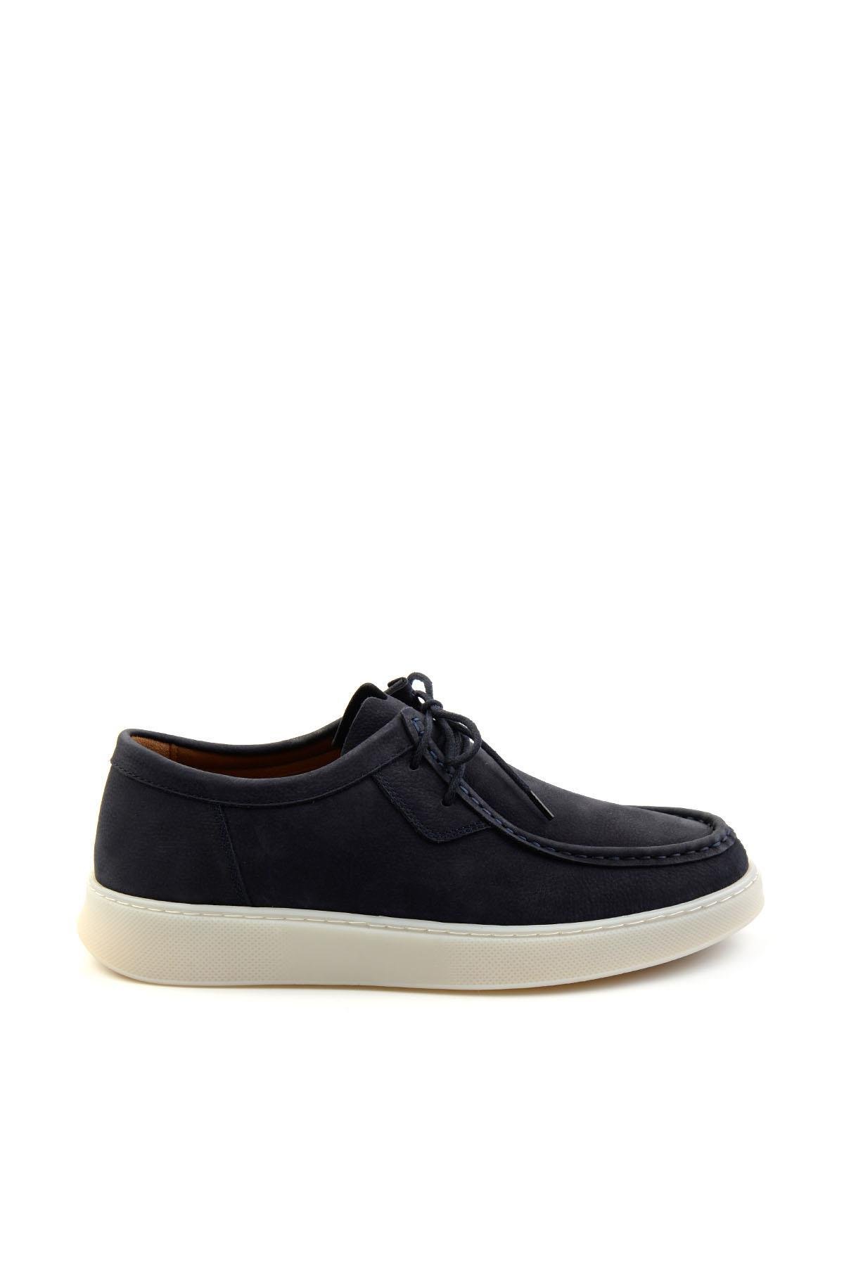 Lacivert Leather Erkek Casual Ayakkabı E01076500701