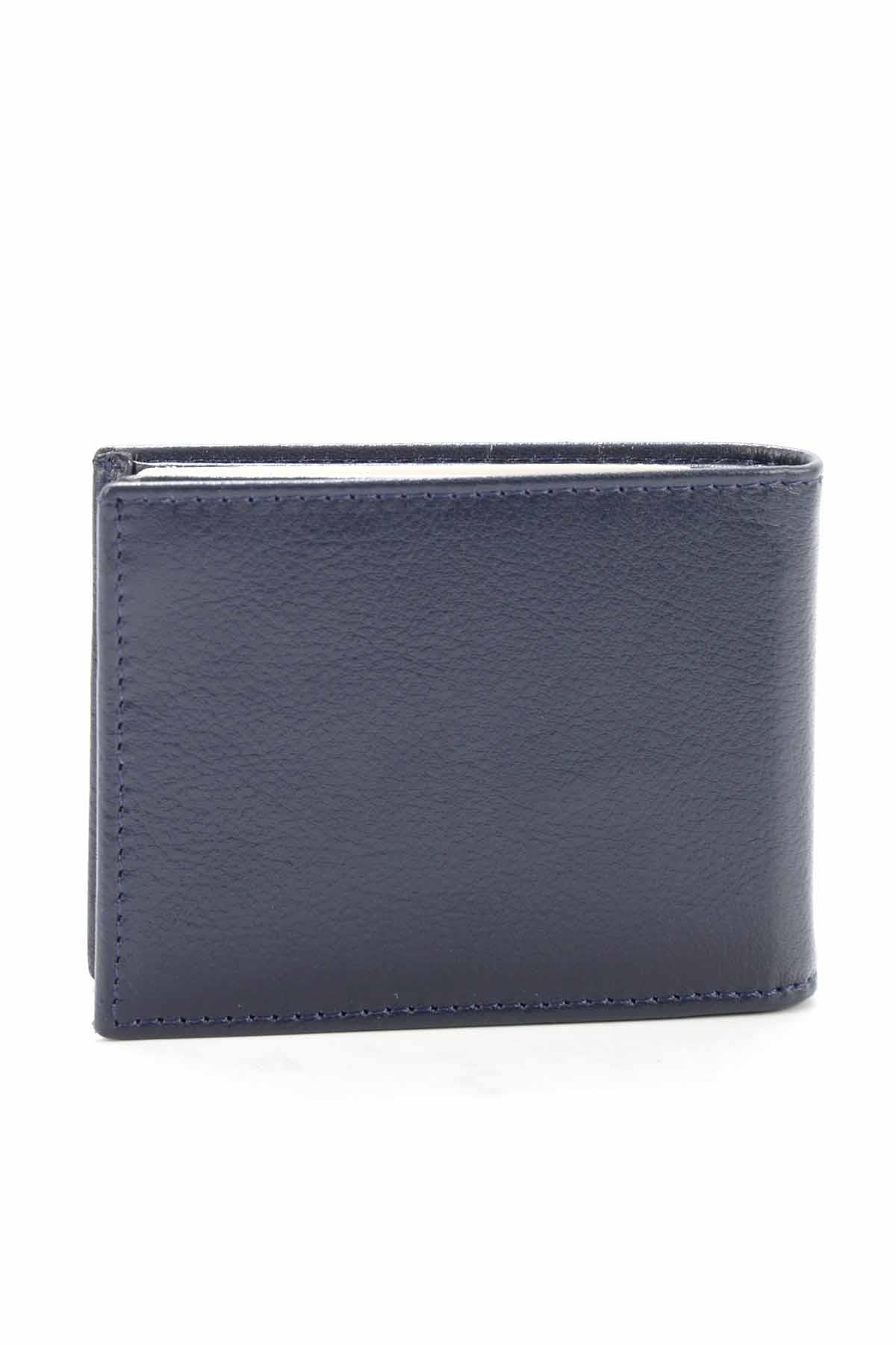 Lacivert Leather Erkek Cüzdan U08678101003