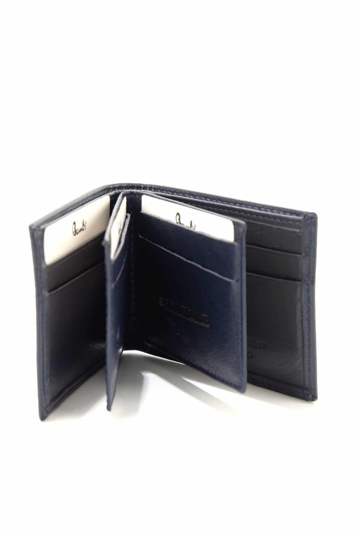 Lacivert Leather Erkek Cüzdan U08678101003