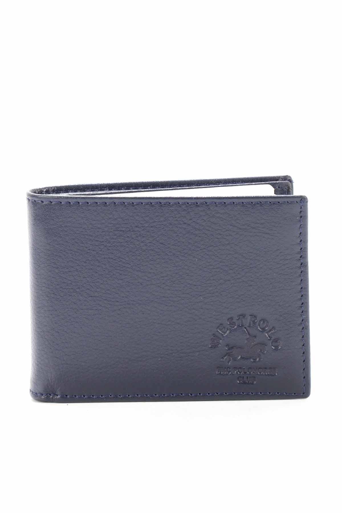 Lacivert Leather Erkek Cüzdan U08678101003