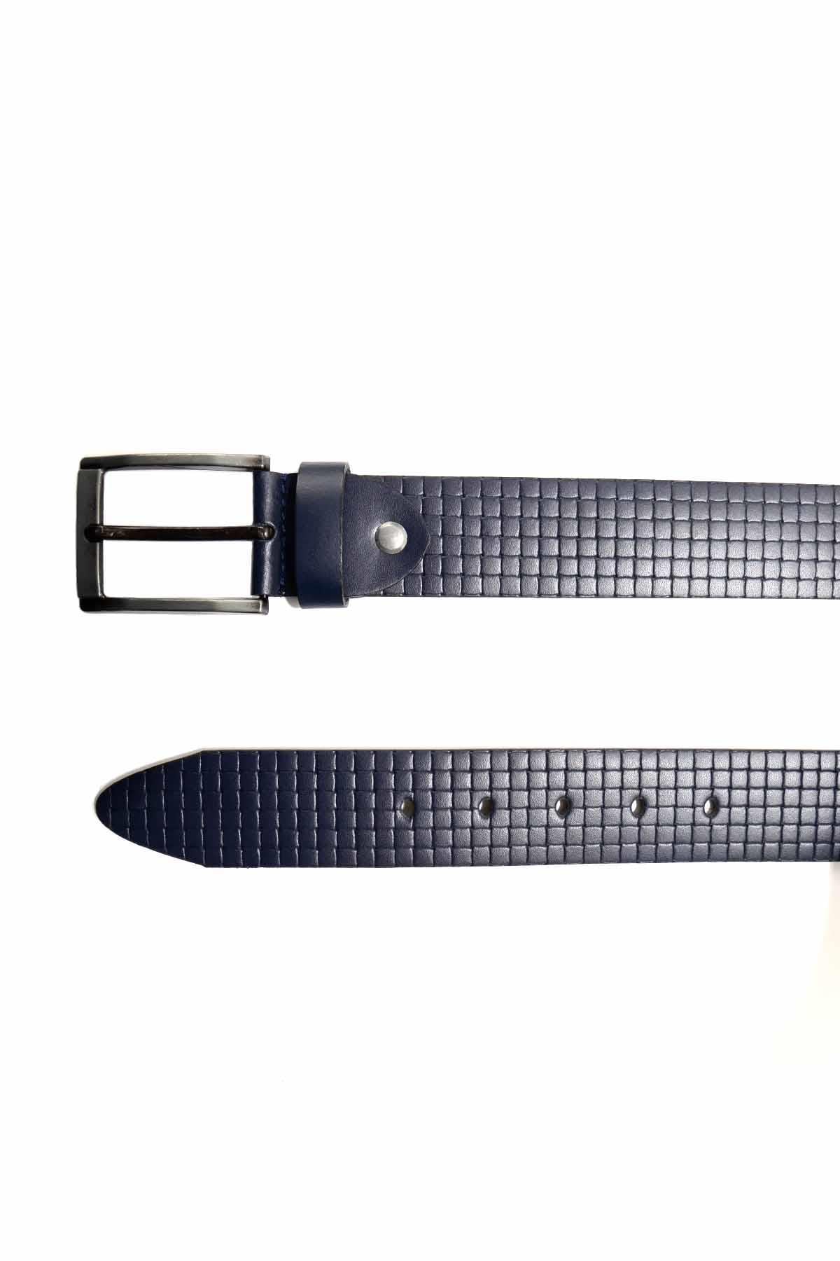 Lacivert Leather Erkek Kemer U08657082403