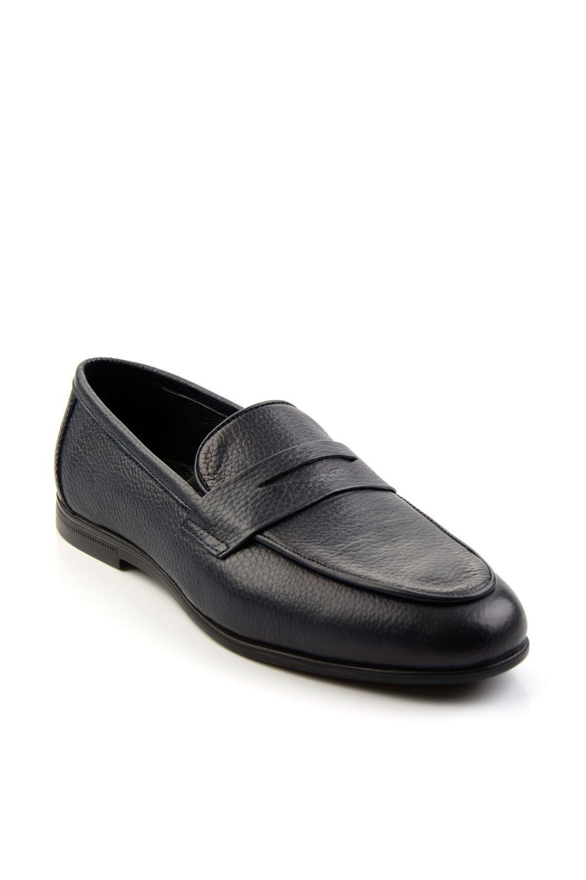 Lacivert Leather Erkek Klasik Ayakkabı E01054161240