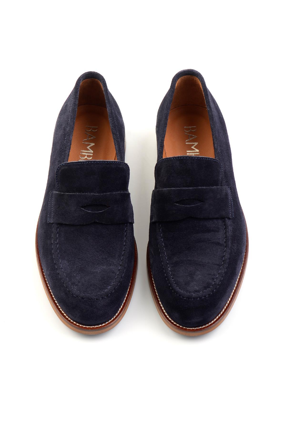 Lacivert Leather Erkek Klasik Ayakkabı E01755301002