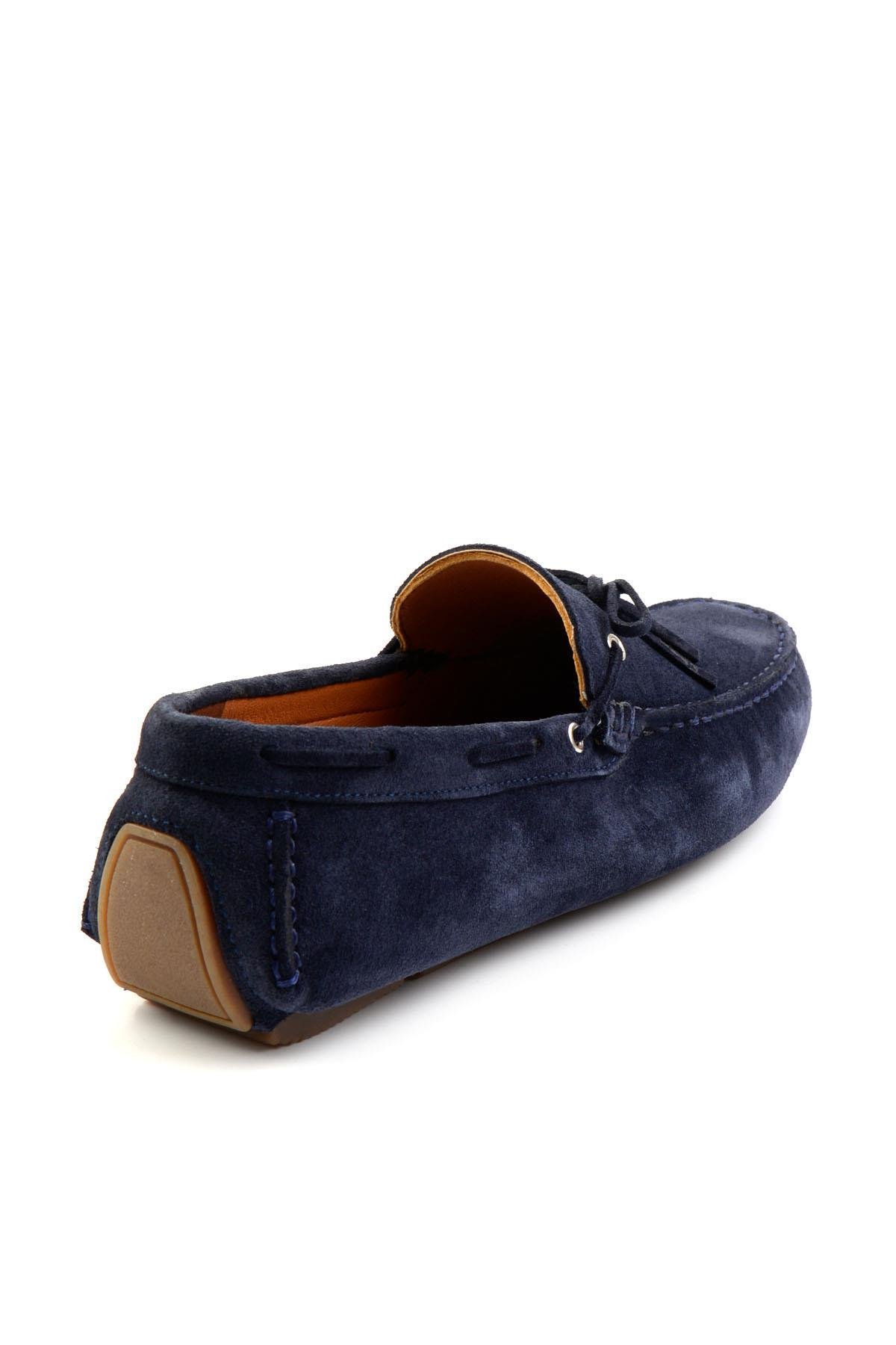Lacivert Leather Erkek Loafer Ayakkabı E01547070102