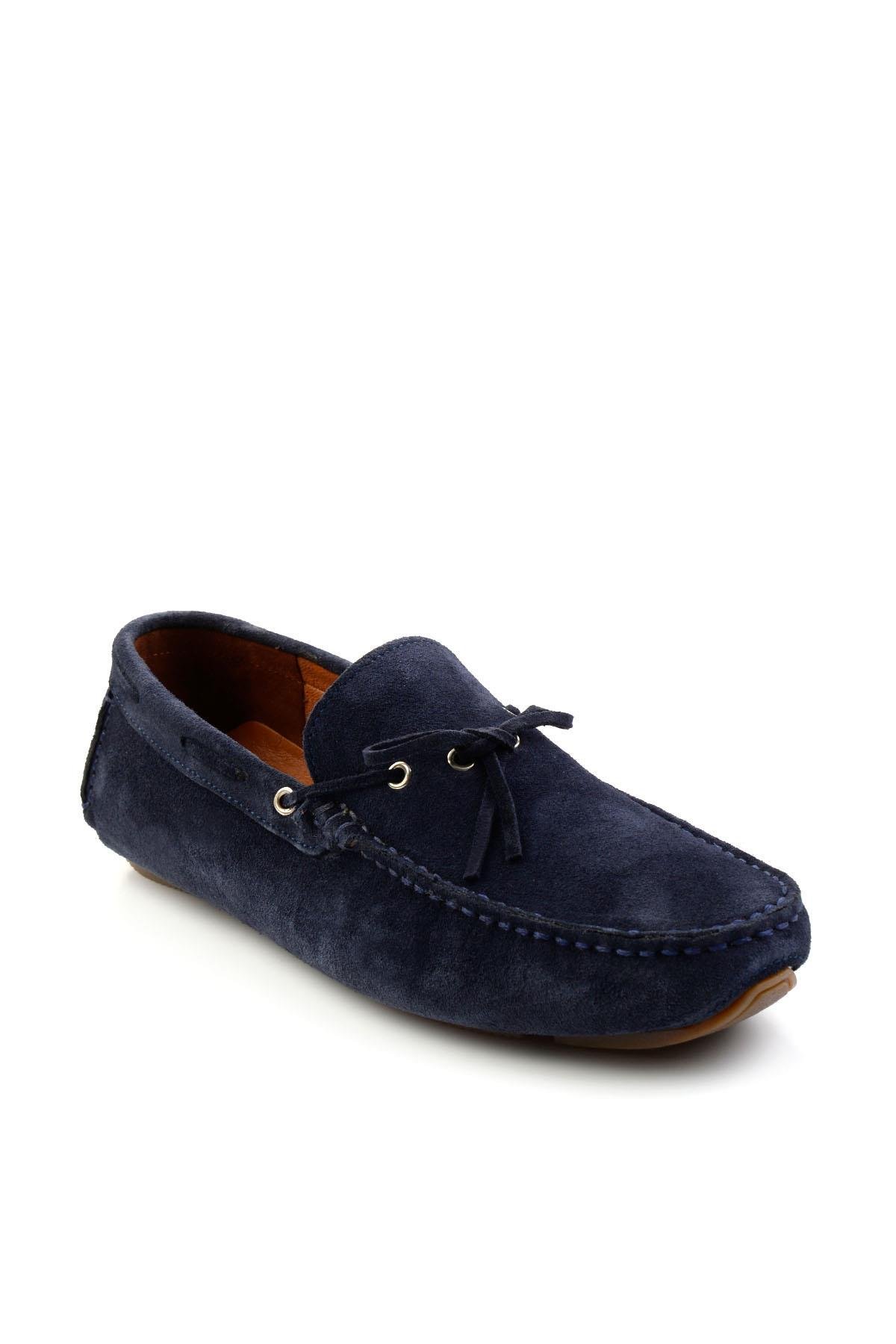 Lacivert Leather Erkek Loafer Ayakkabı E01547070102