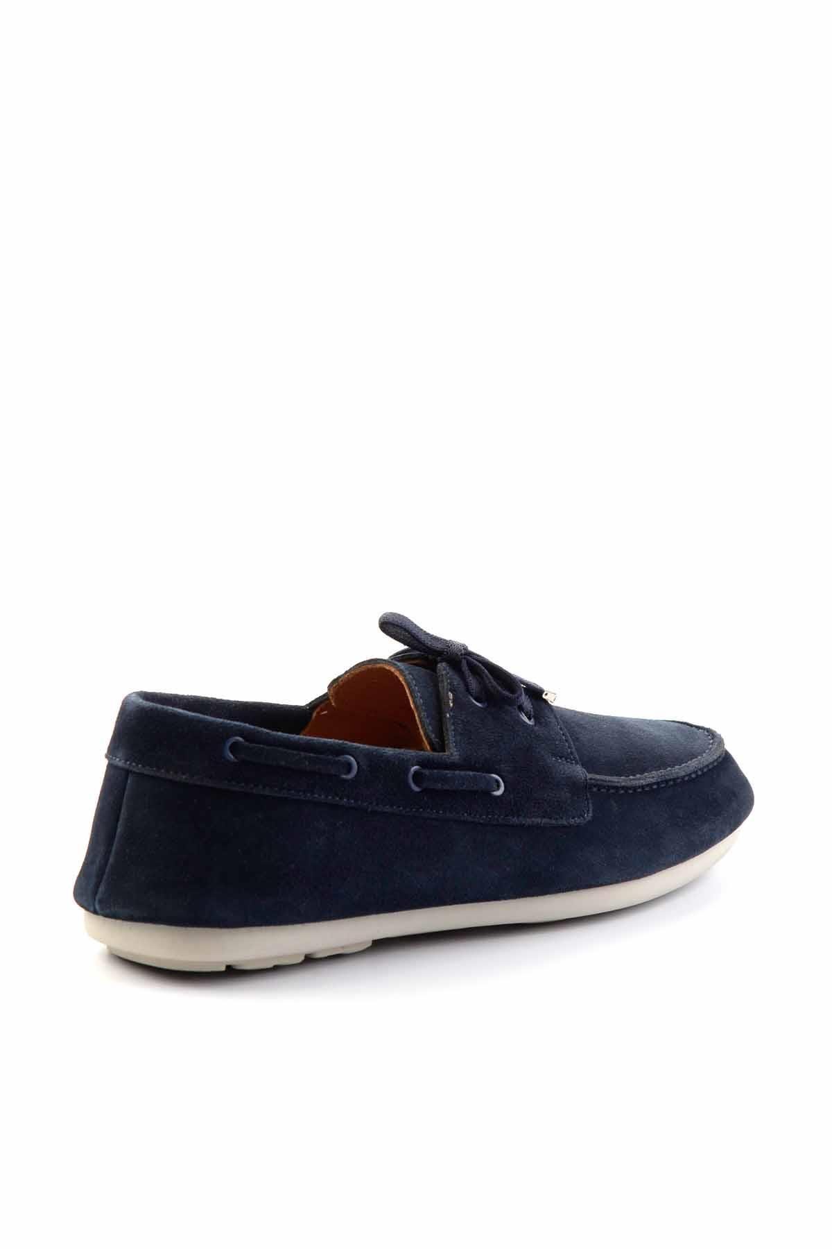 Lacivert Leather Erkek Loafer Ayakkabı E01304409502
