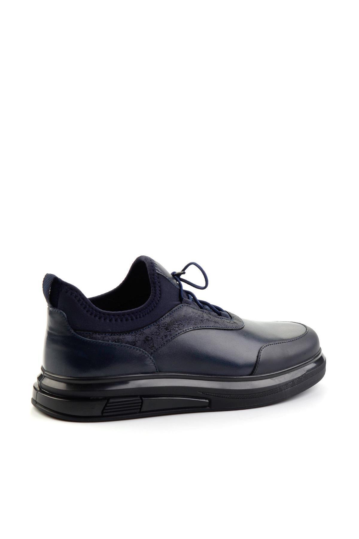 Lacivert Leather Erkek Sneaker E01011013003