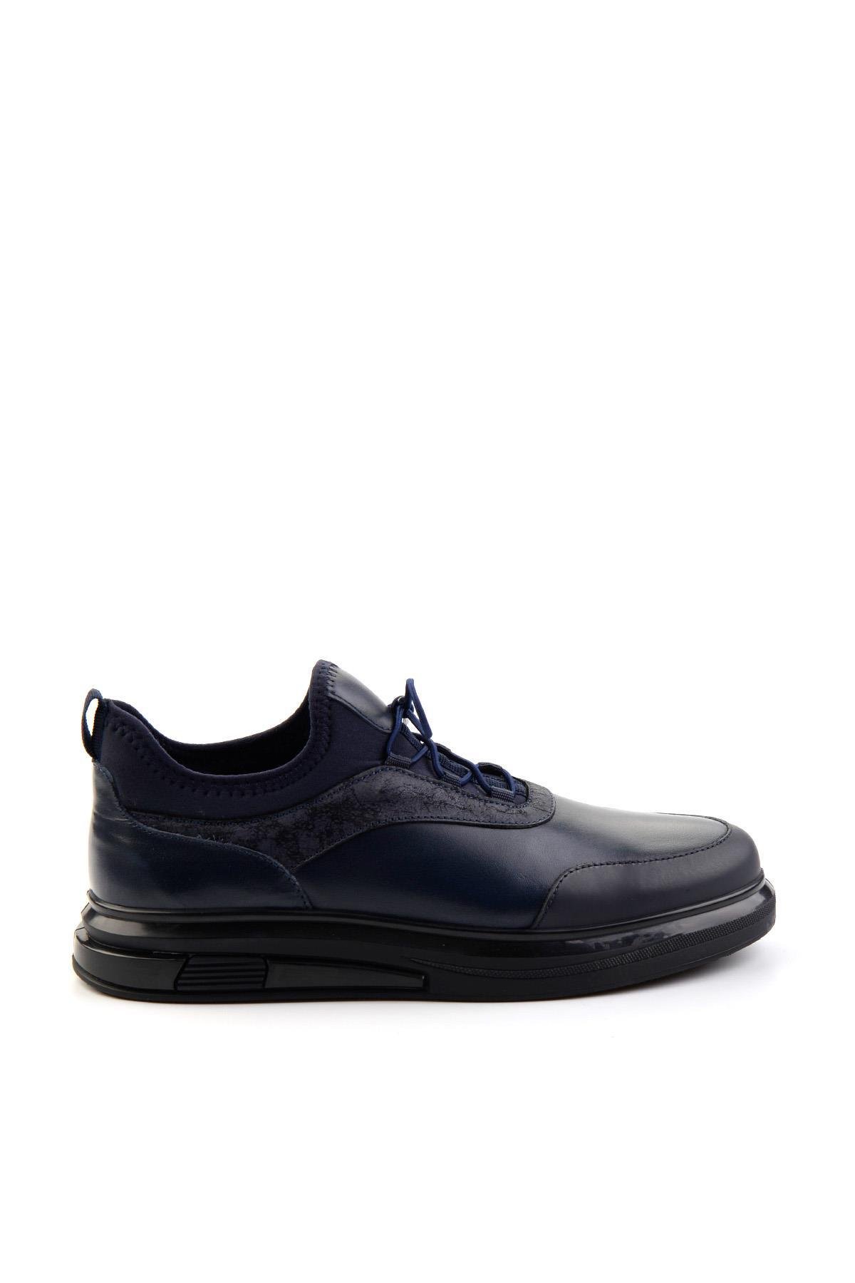 Lacivert Leather Erkek Sneaker E01011013003
