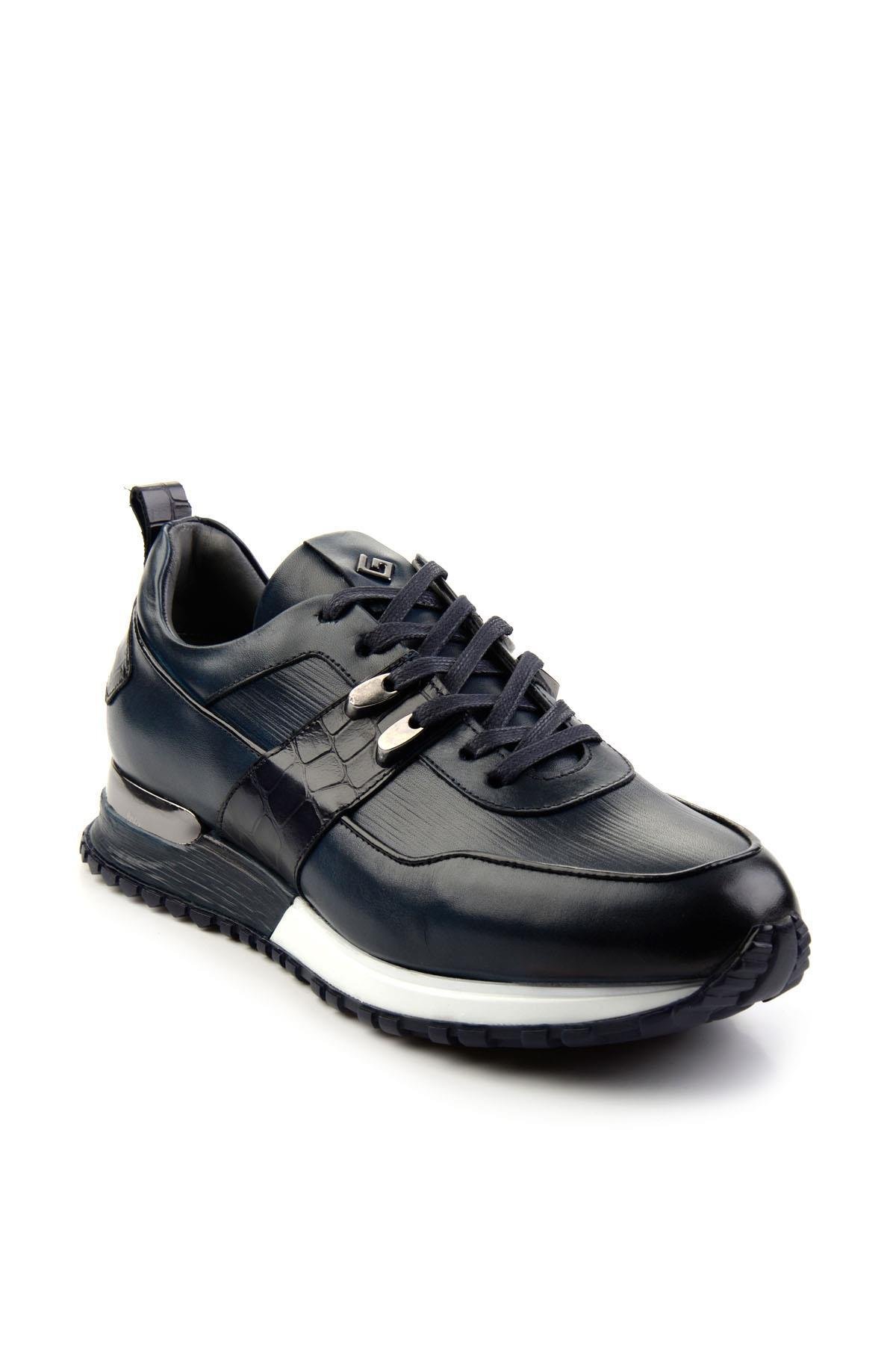 Lacivert Leather Erkek Sneaker E01075616603