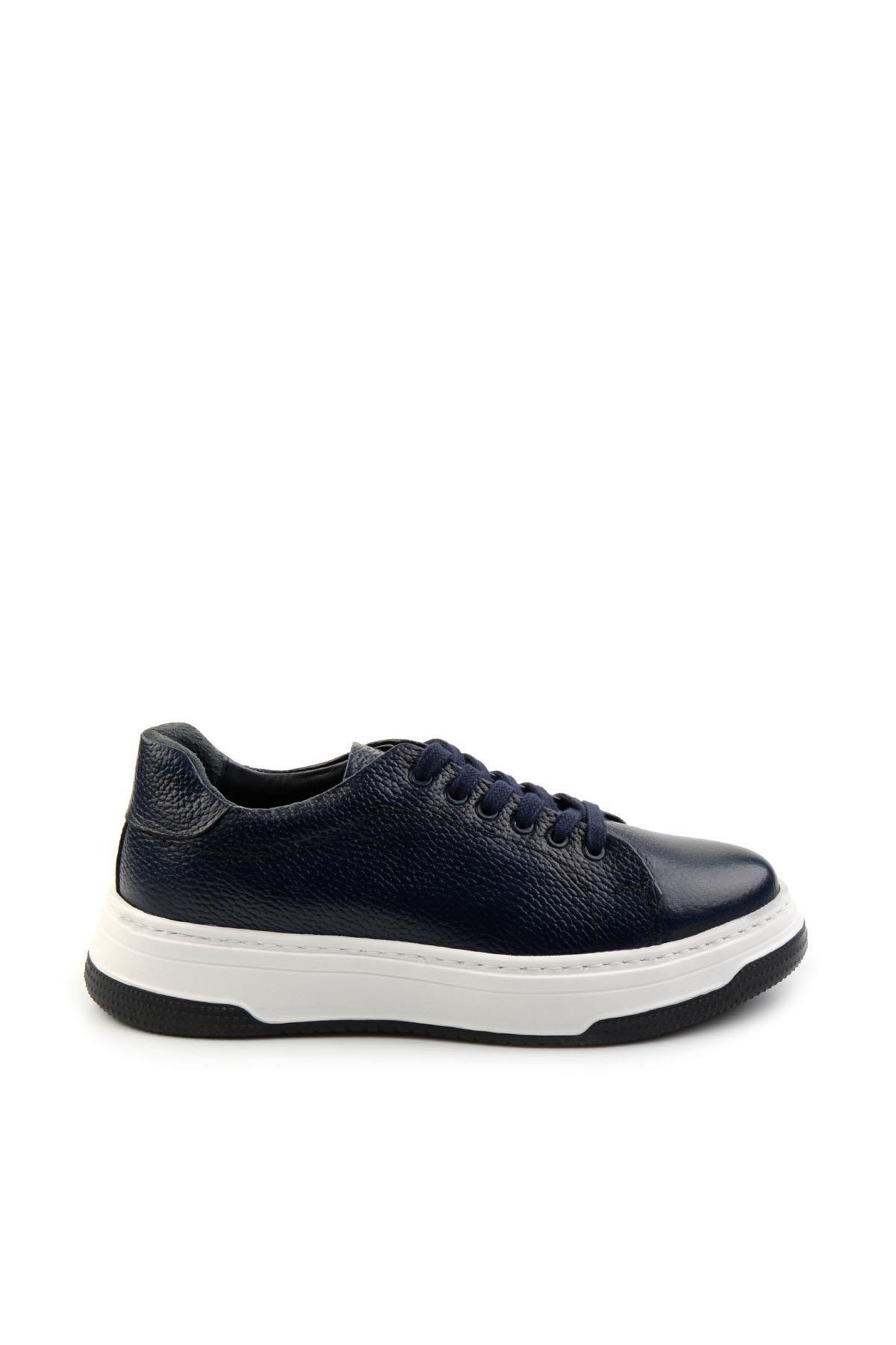 Lacivert Leather Erkek Sneaker E01401097940