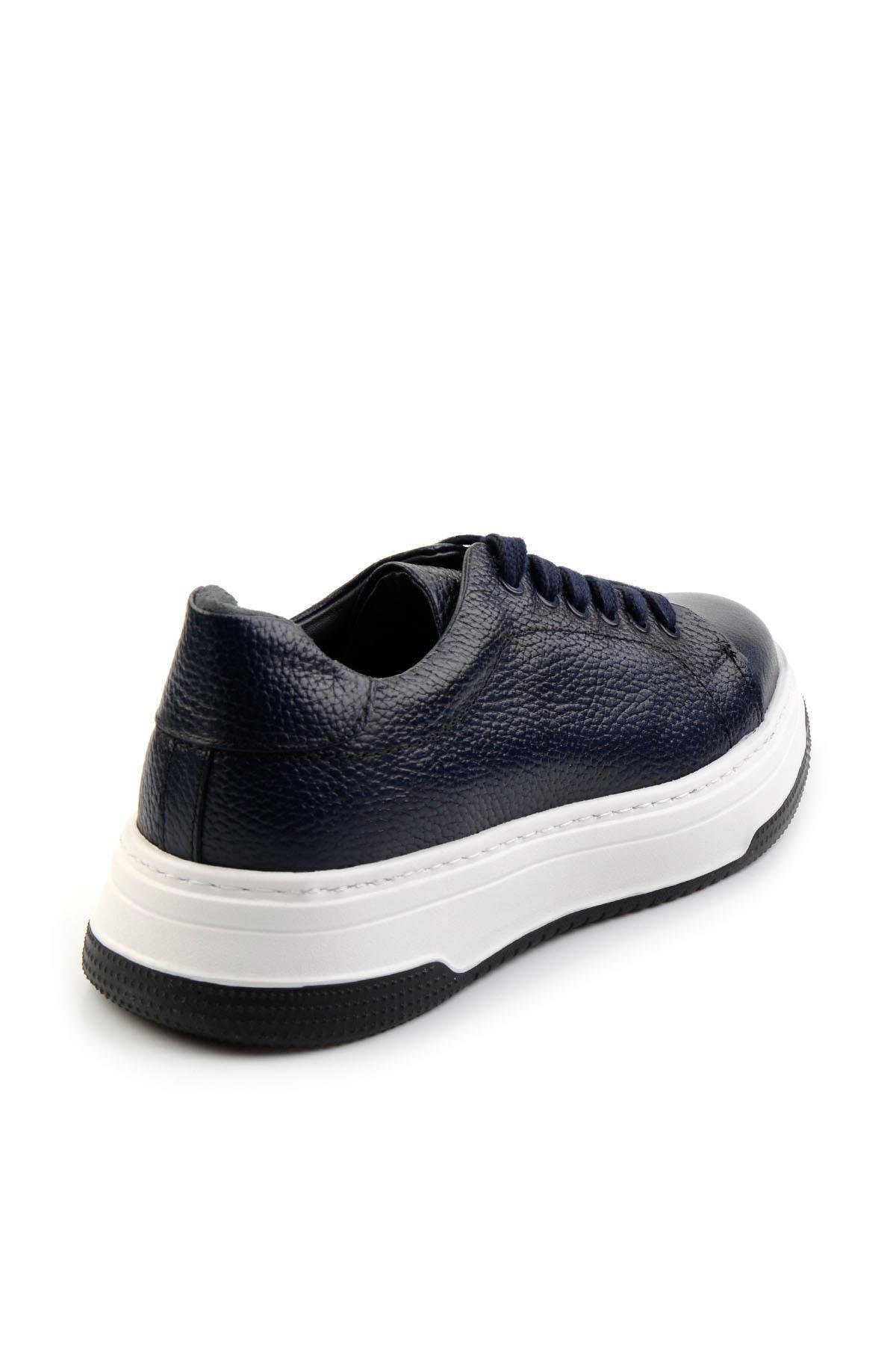 Lacivert Leather Erkek Sneaker E01401097940