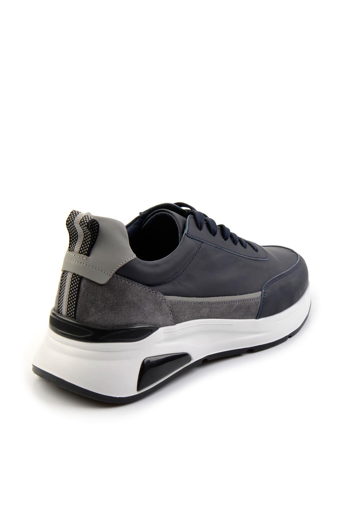 Lacivert Leather Erkek Sneaker E01589511703