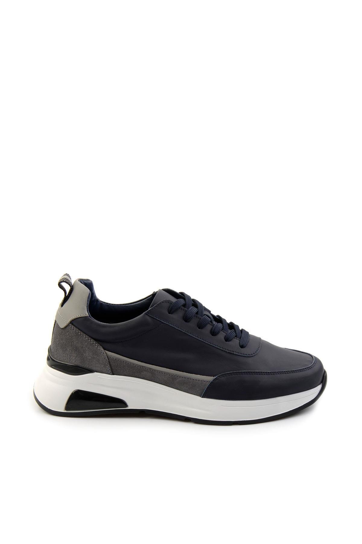 Lacivert Leather Erkek Sneaker E01589511703