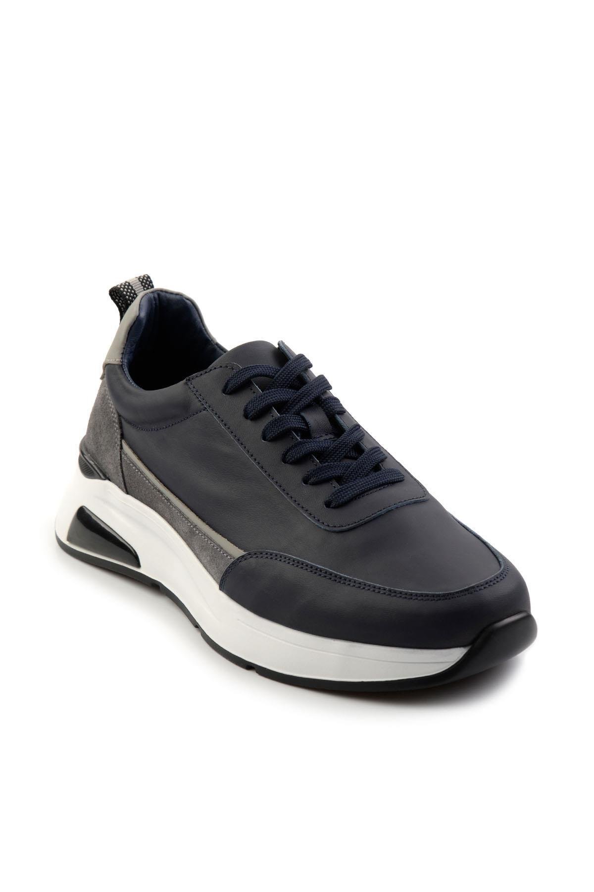 Lacivert Leather Erkek Sneaker E01589511703