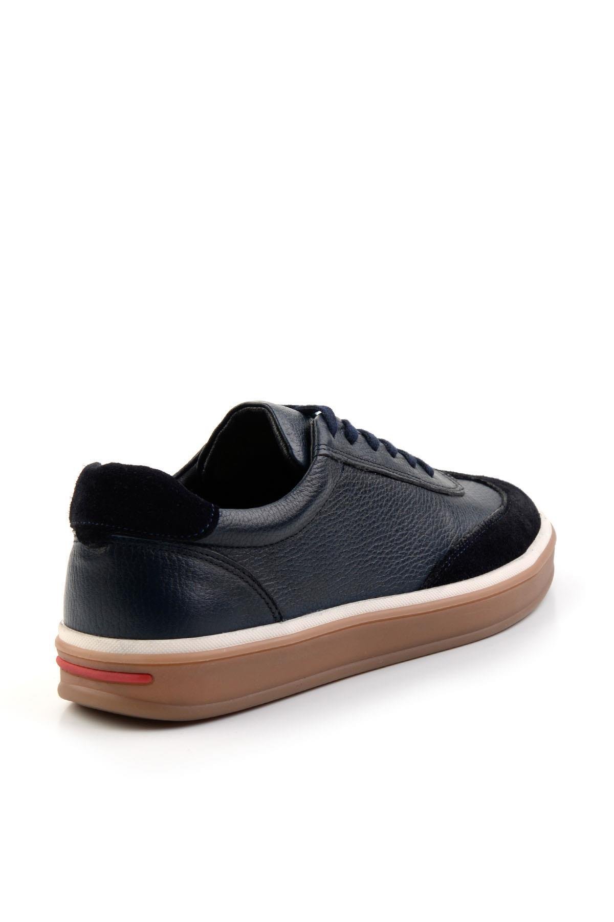 Lacivert Leather Erkek Sneaker E01728358003