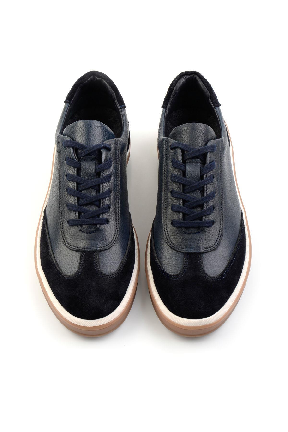 Lacivert Leather Erkek Sneaker E01728358003