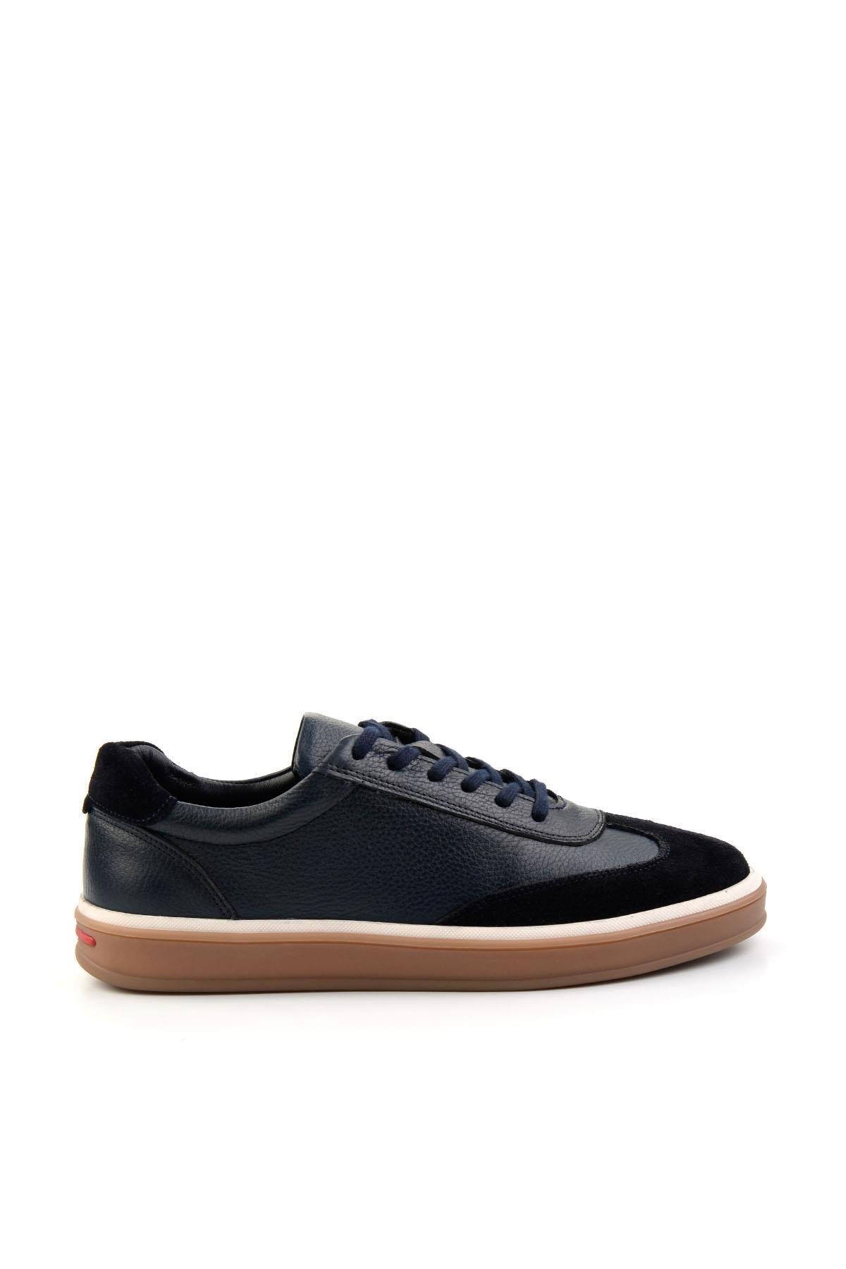 Lacivert Leather Erkek Sneaker E01728358003