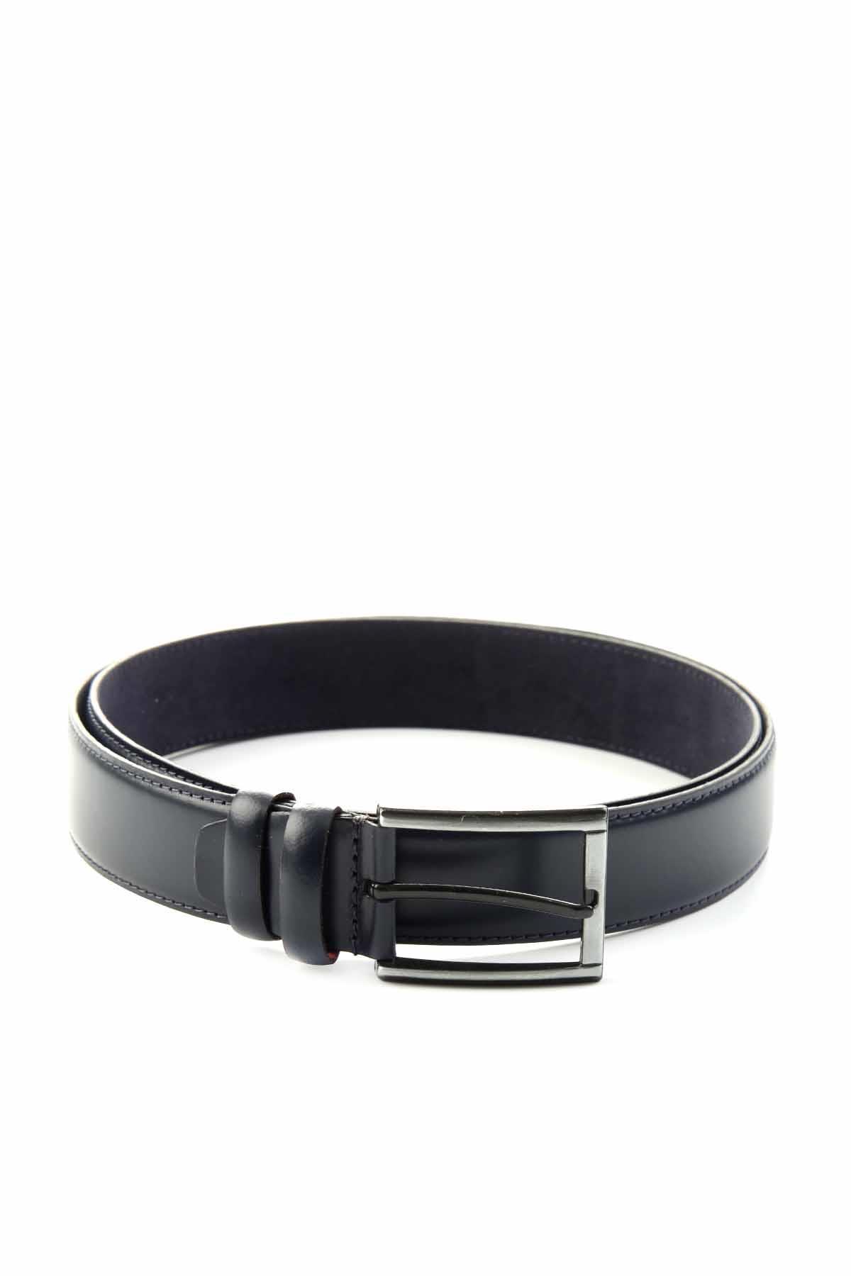 Lacivert Mat Leather Erkek Kemer U08657200903