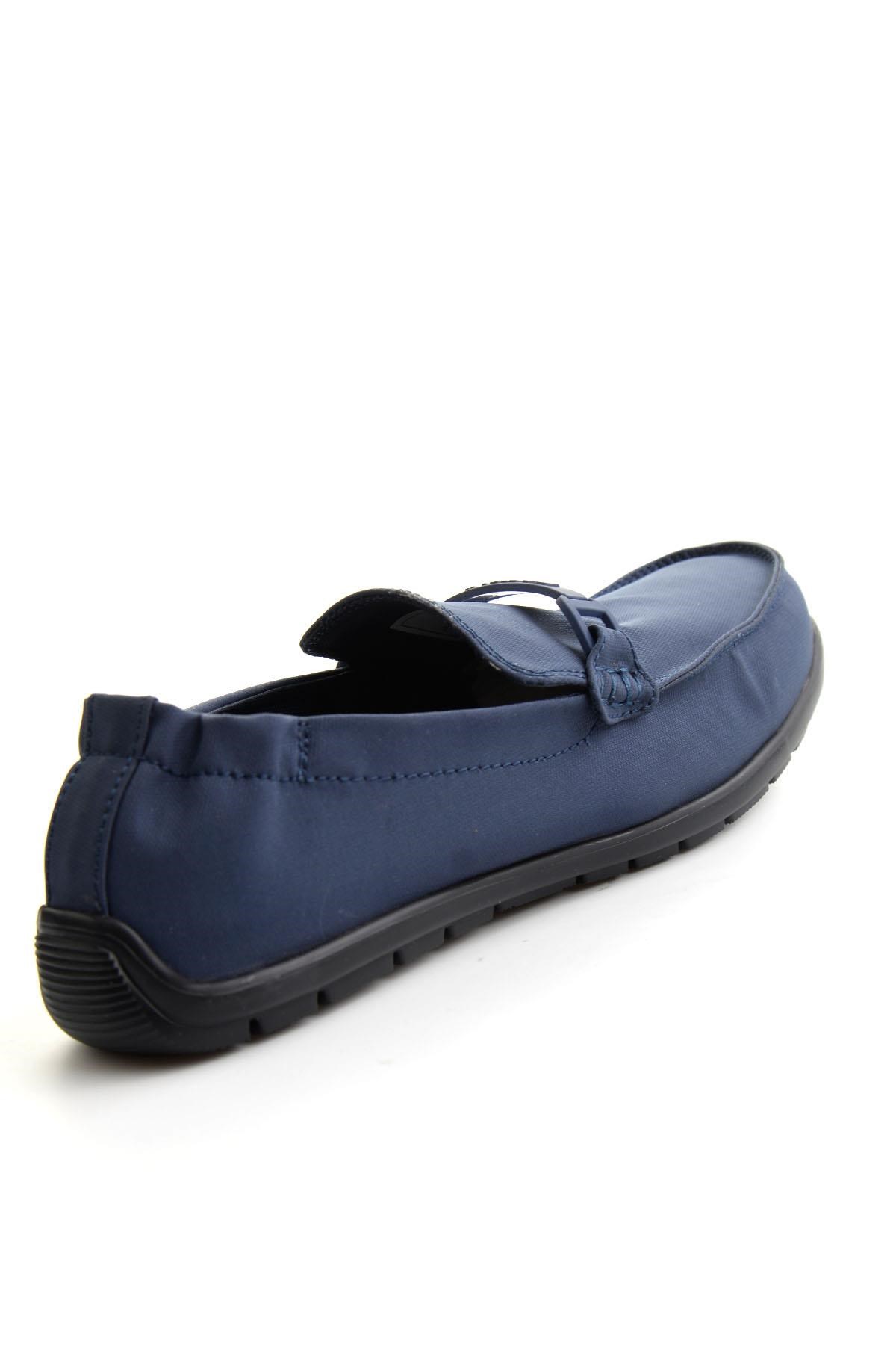 Lacivert Paraşüt  Erkek Loafer Ayakkabı E01175560667