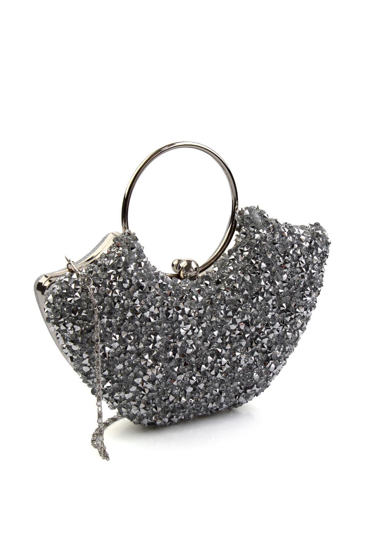 Lame  Kadın Abiye Çanta C06564008287