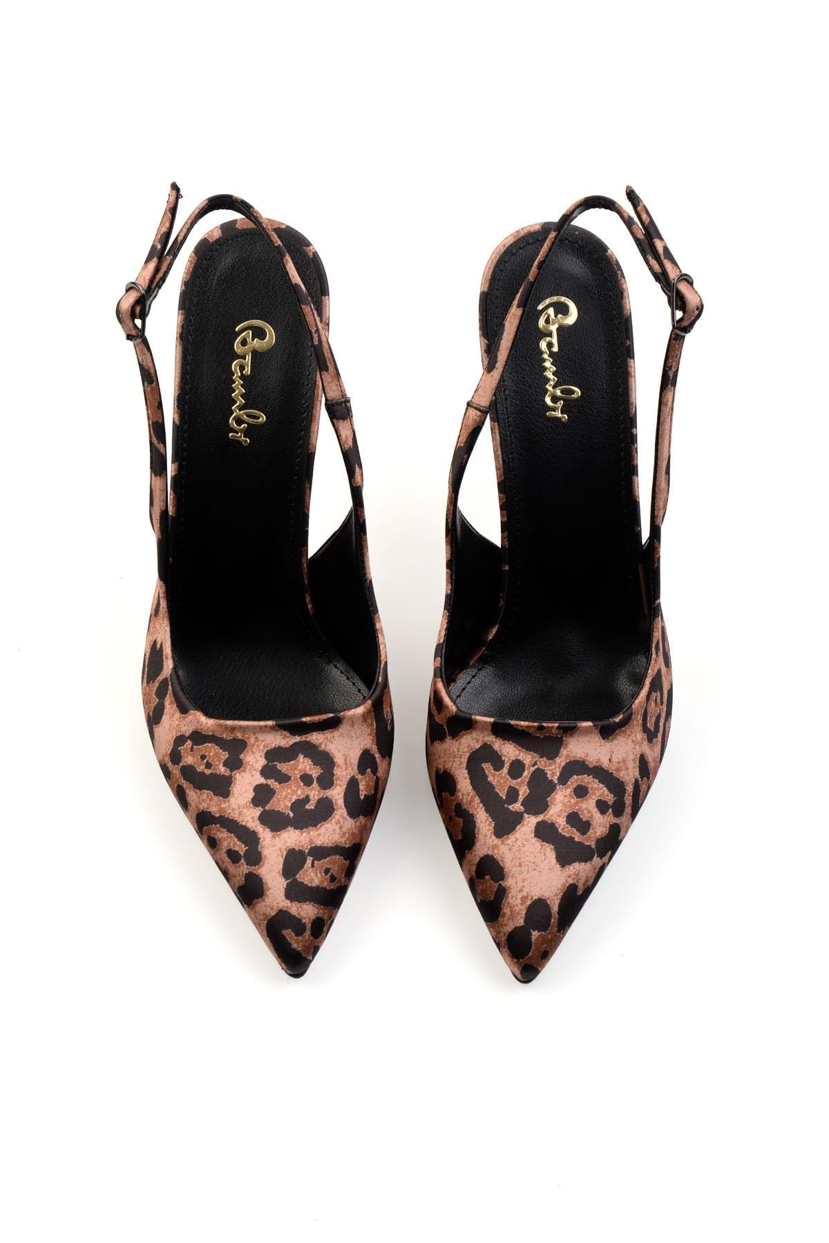 Leopar  Kadın Klasik Topuklu Ayakkabı K01231437804