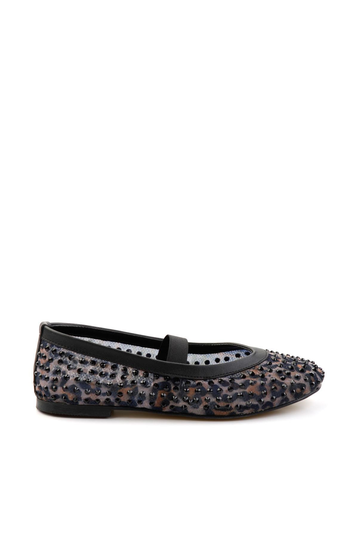 Leopar Siyah  Kadın Babet K01503726187