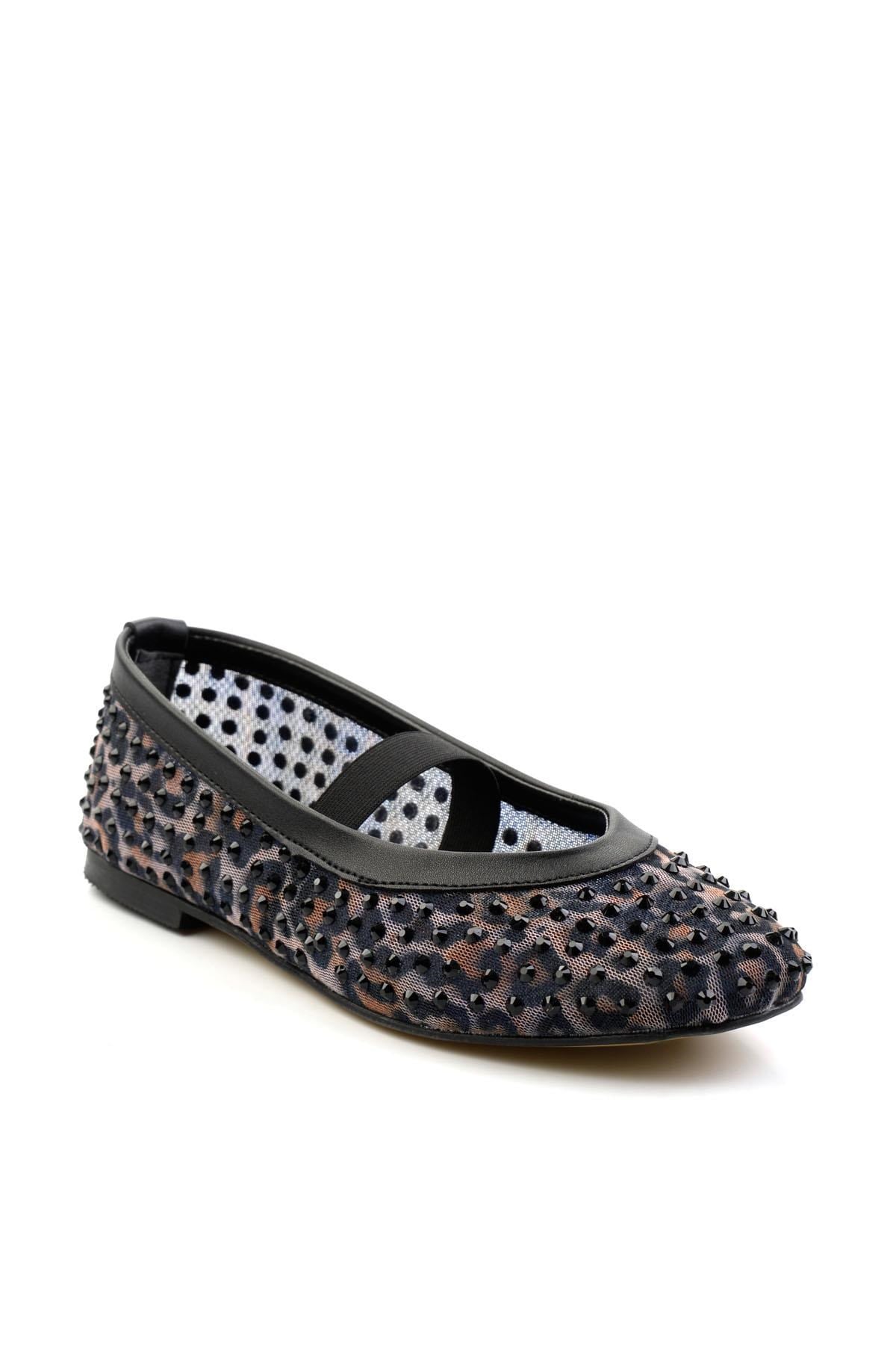 Leopar Siyah  Kadın Babet K01503726187
