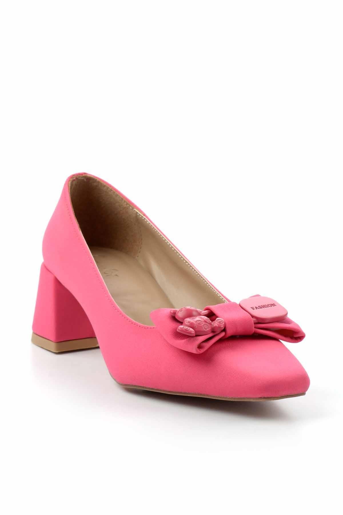 Mat Fuşya  Kadın Klasik Topuklu Ayakkabı K01213355538