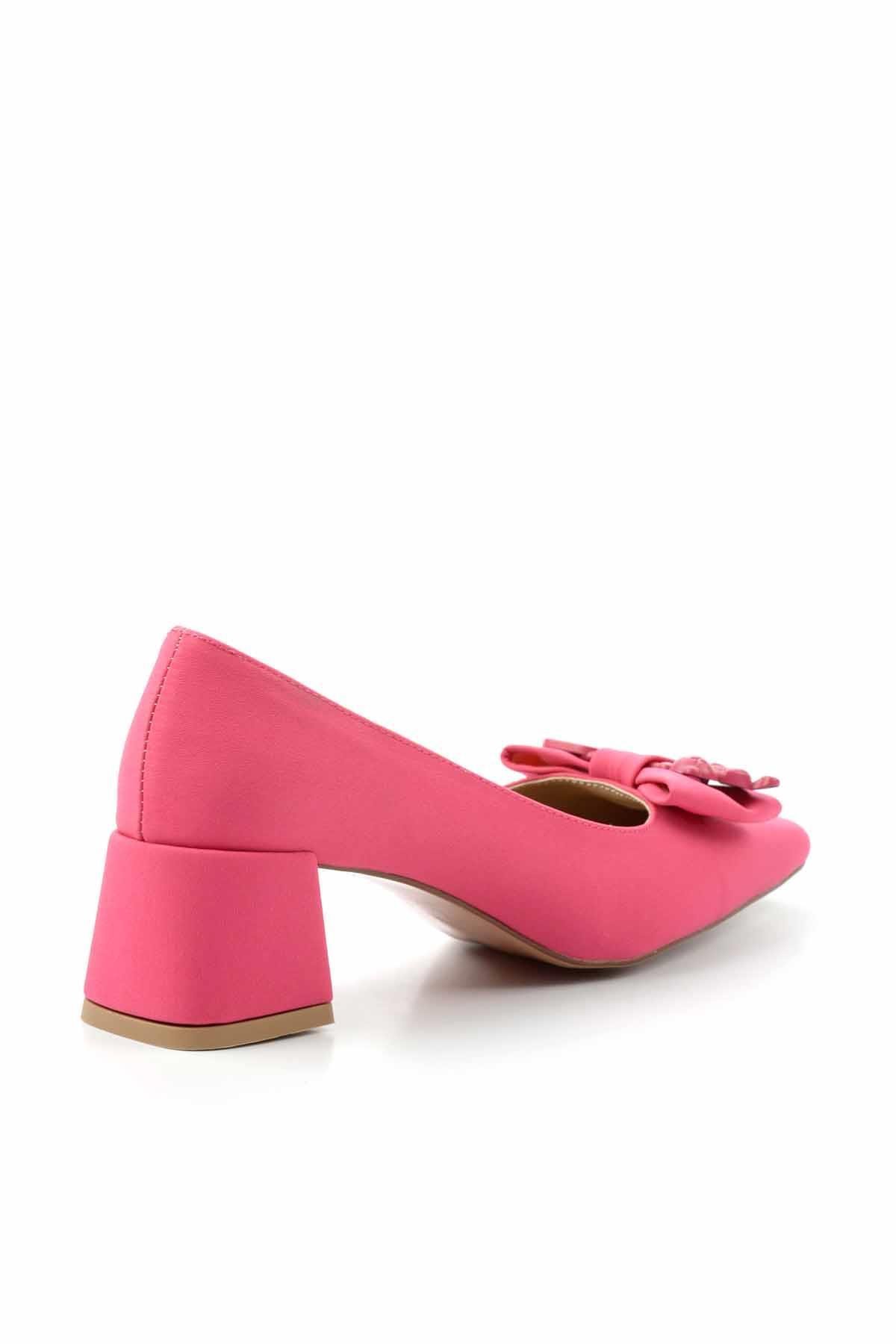 Mat Fuşya  Kadın Klasik Topuklu Ayakkabı K01213355538