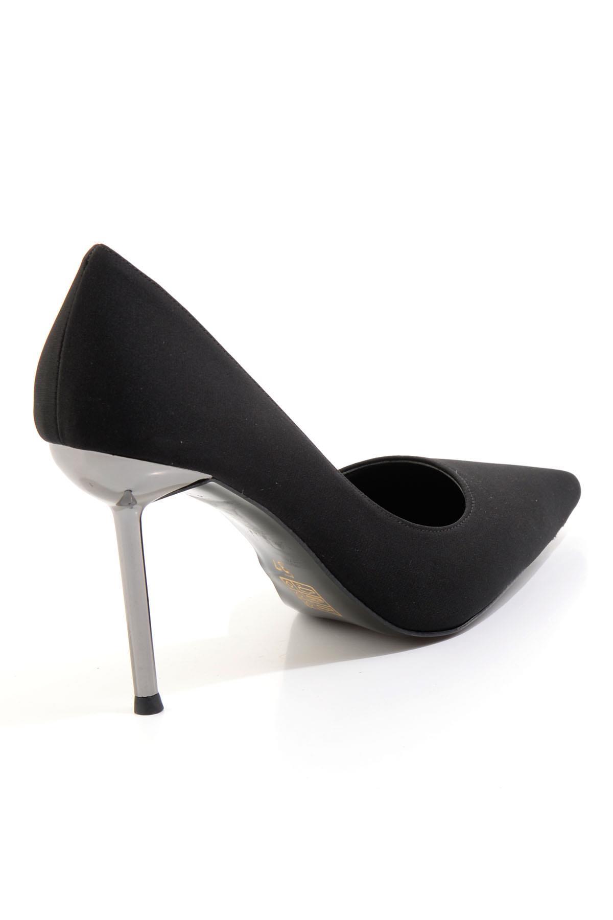 Mat Siyah  Kadın Abiye Ayakkabı K01209082038