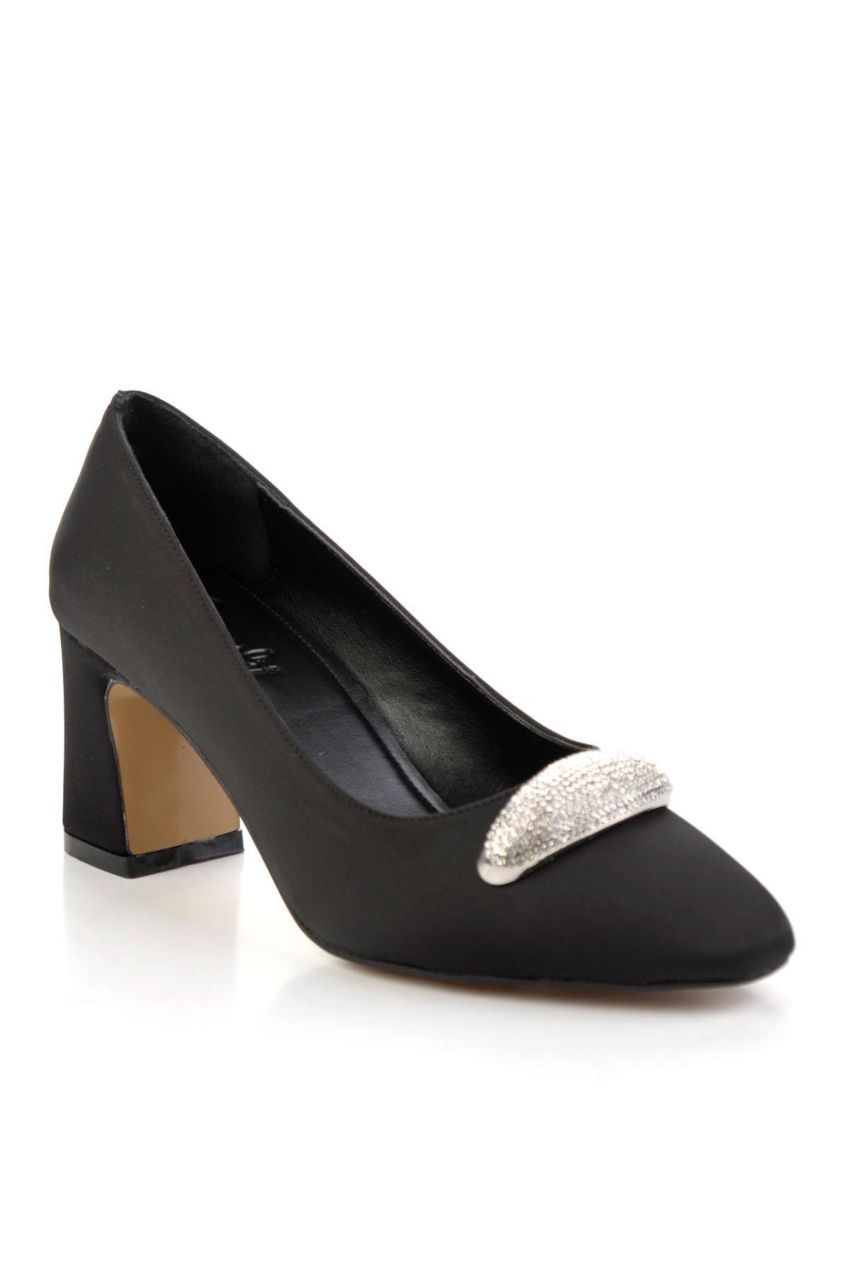 Mat Siyah  Kadın Abiye Ayakkabı K01213034838