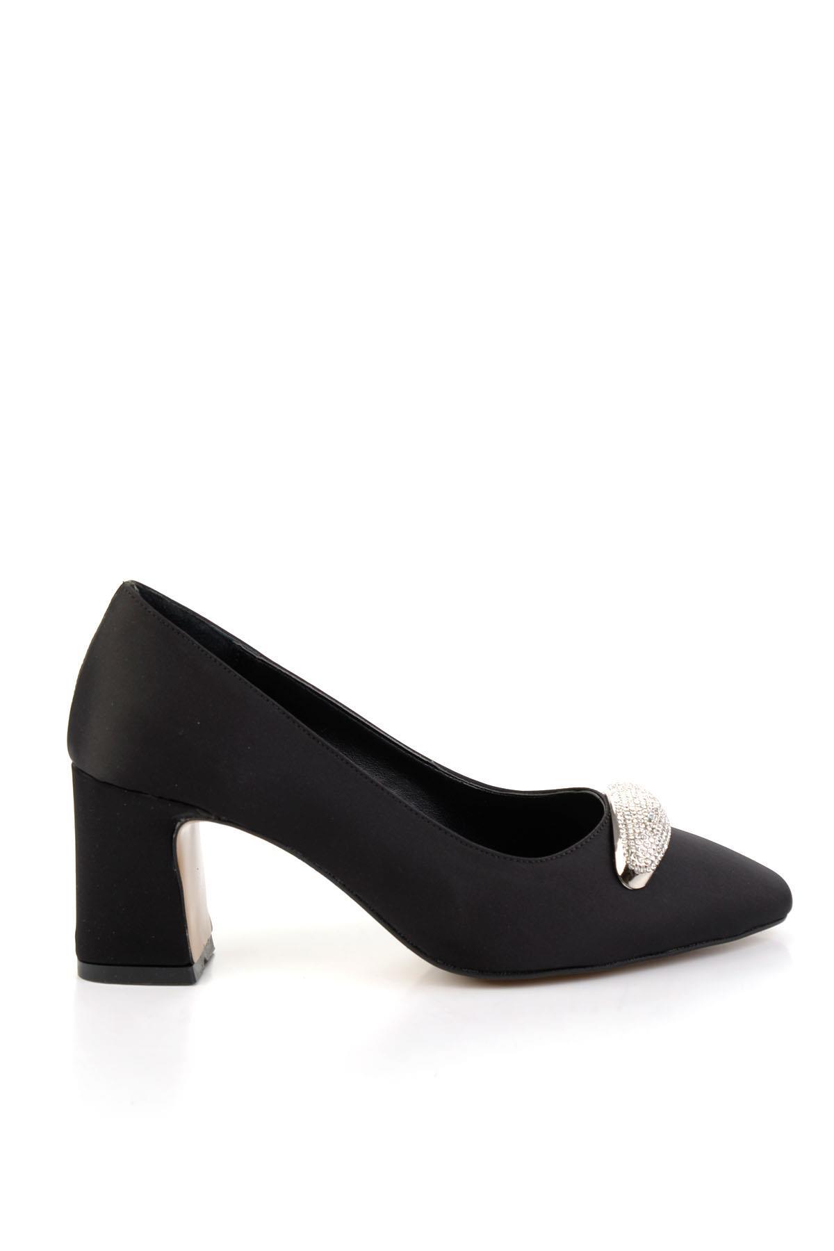 Mat Siyah  Kadın Abiye Ayakkabı K01213034838