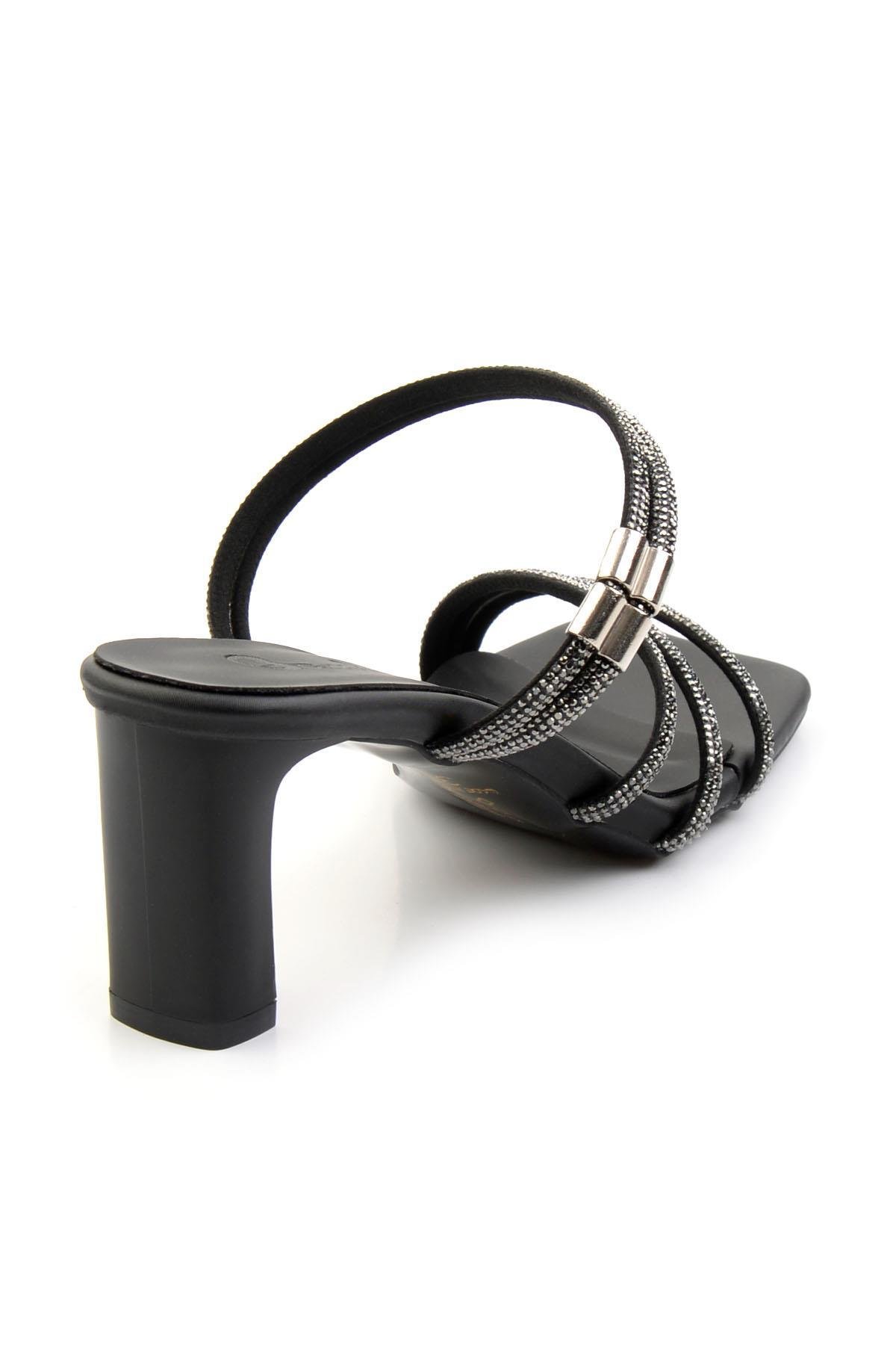 Mat Siyah  Kadın Abiye Ayakkabı K05124160038