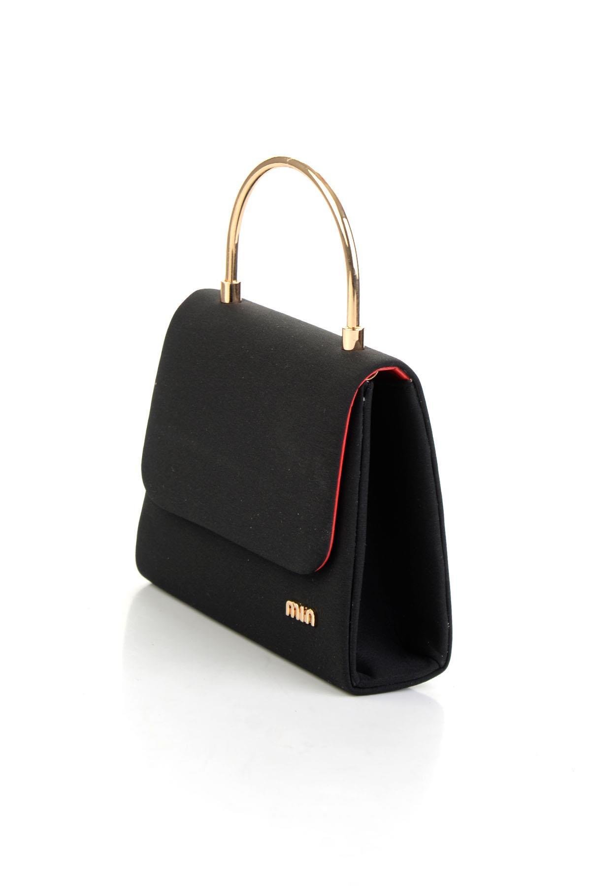 Mat Siyah  Kadın Abiye Çanta C06599041538