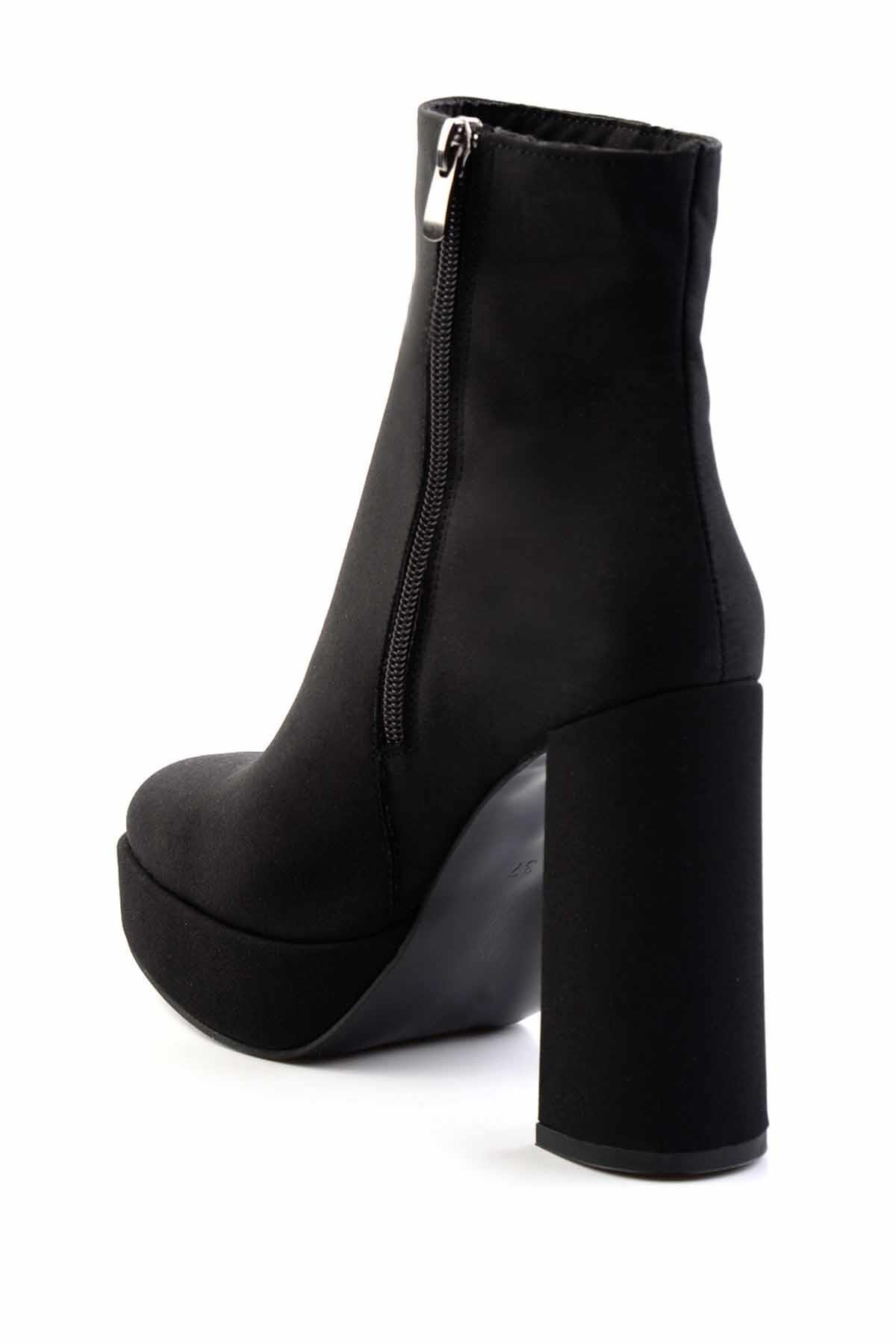 Mat Siyah  Kadın Bot & Bootie K02527290438