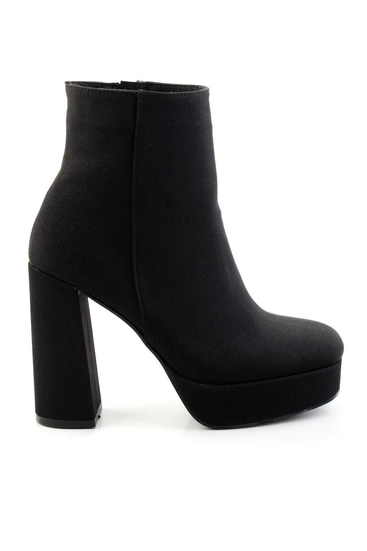 Mat Siyah  Kadın Bot & Bootie K02527300138